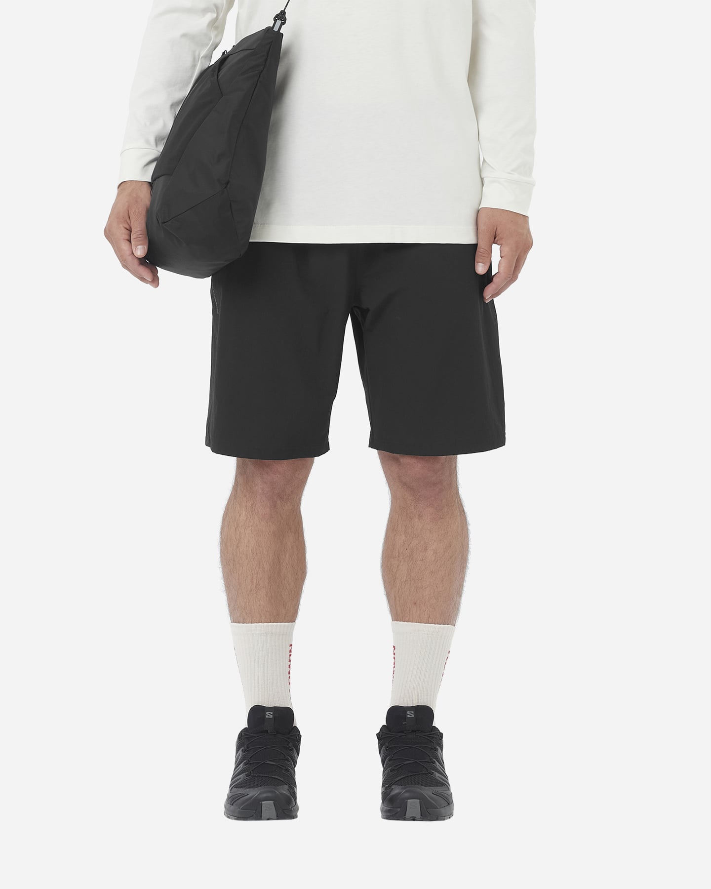 Pantaloncini SALOMON WAYFARER 2.0 M - Nero - 1 | Cisalfa Sport