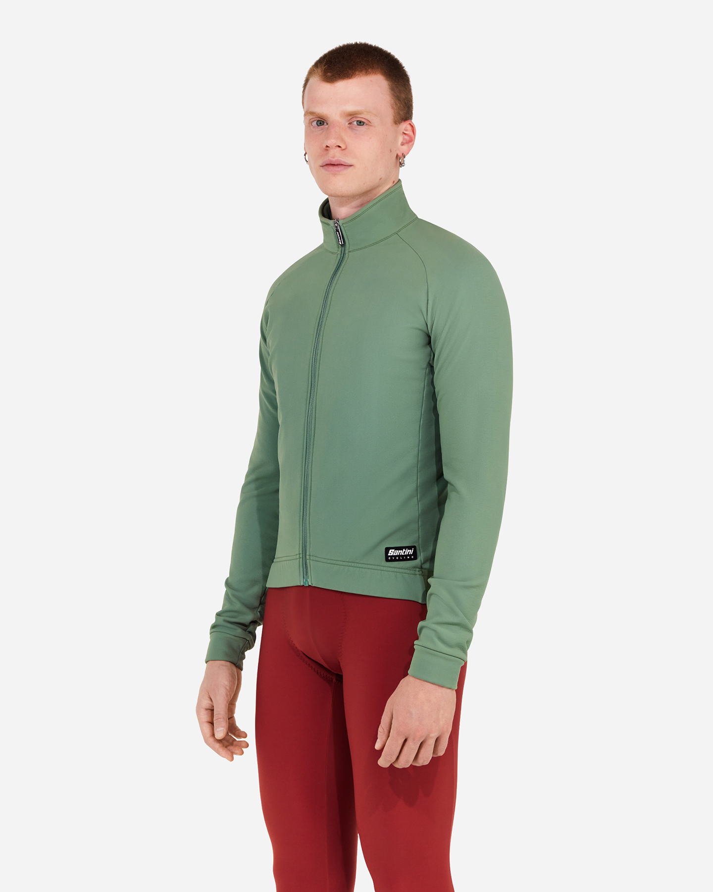 Giacca ciclismo SANTINI READY TO RIDE M - Verde - 2 | Cisalfa Sport