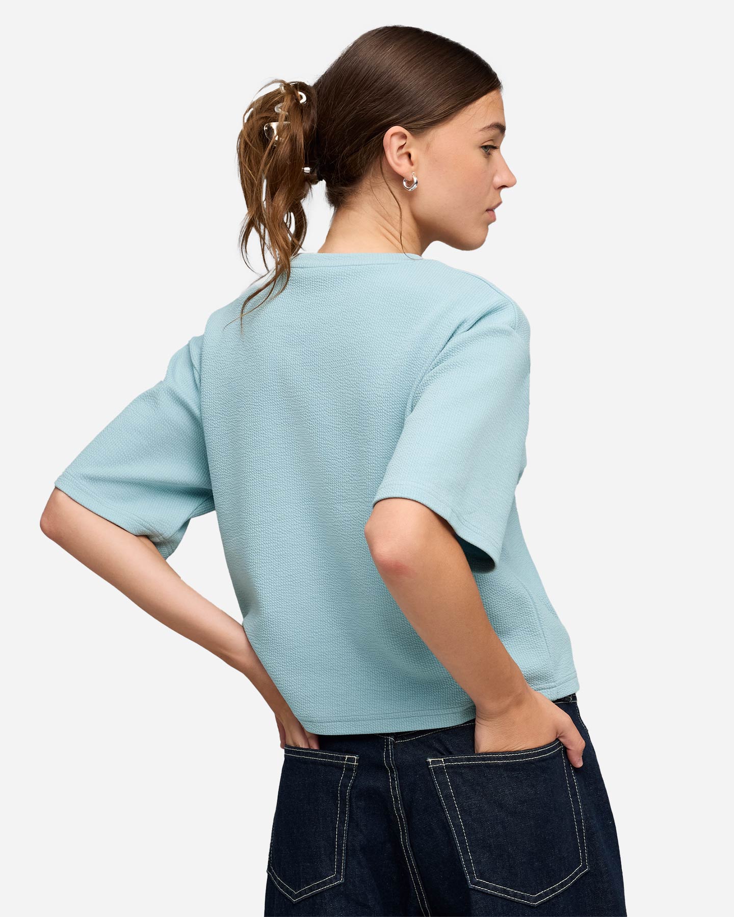 T-shirt PUMA BASIC W - Azzurro - 3 | Cisalfa Sport