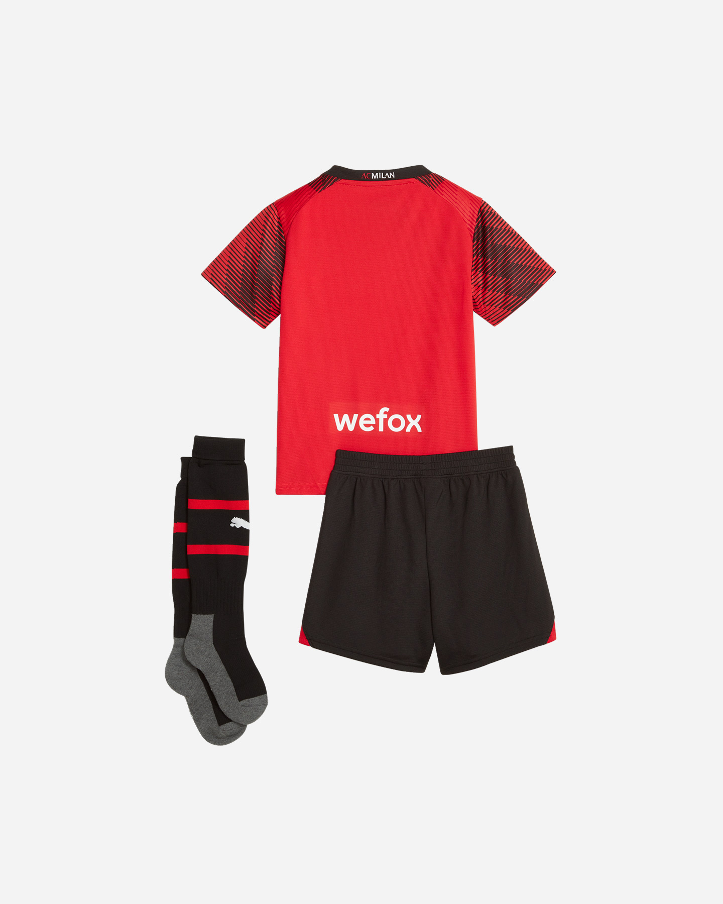 Abbigliamento calcio ufficiale PUMA MILAN HOME 23-24 JR - Rosso - 1 | Cisalfa Sport