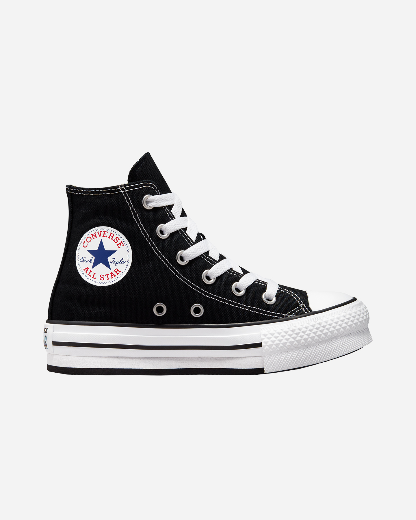 Scarpe sneakers CONVERSE CHUCK TAYLOR ALL STAR HIGH EVA LIFT PS JR - Nero - 0 | Cisalfa Sport