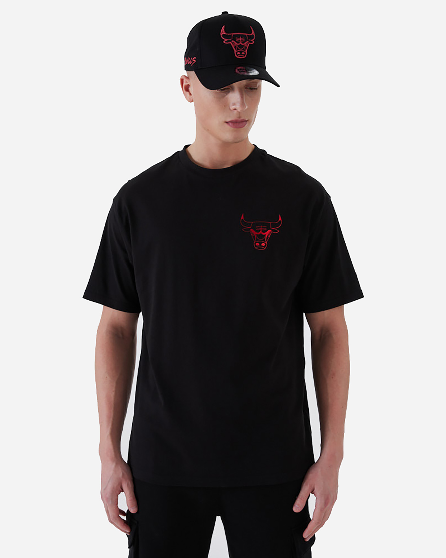 T-shirt NEW ERA METALLIC CHICAGO BULLS M - Nero - 0 | Cisalfa Sport