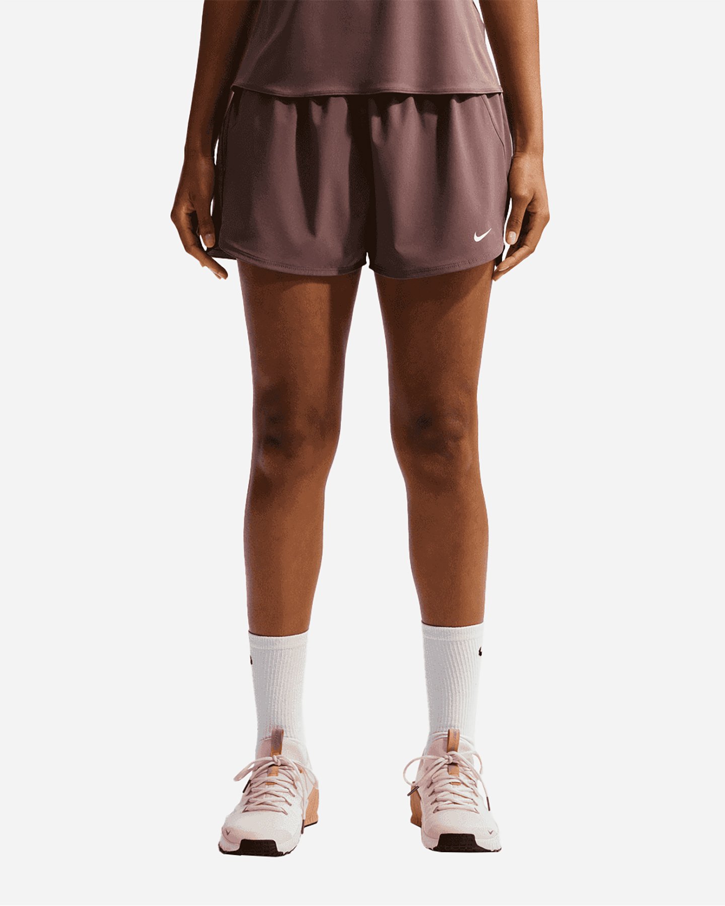 Short training NIKE PRO LOGO 3IN W - Marrone - 0 | Cisalfa Sport