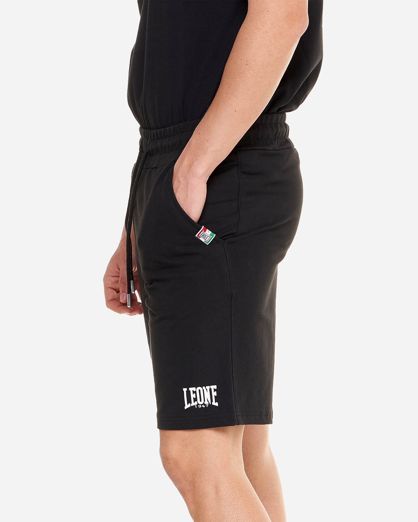 Pantaloncini LEONE SMALL LOGO M - Nero - 2 | Cisalfa Sport