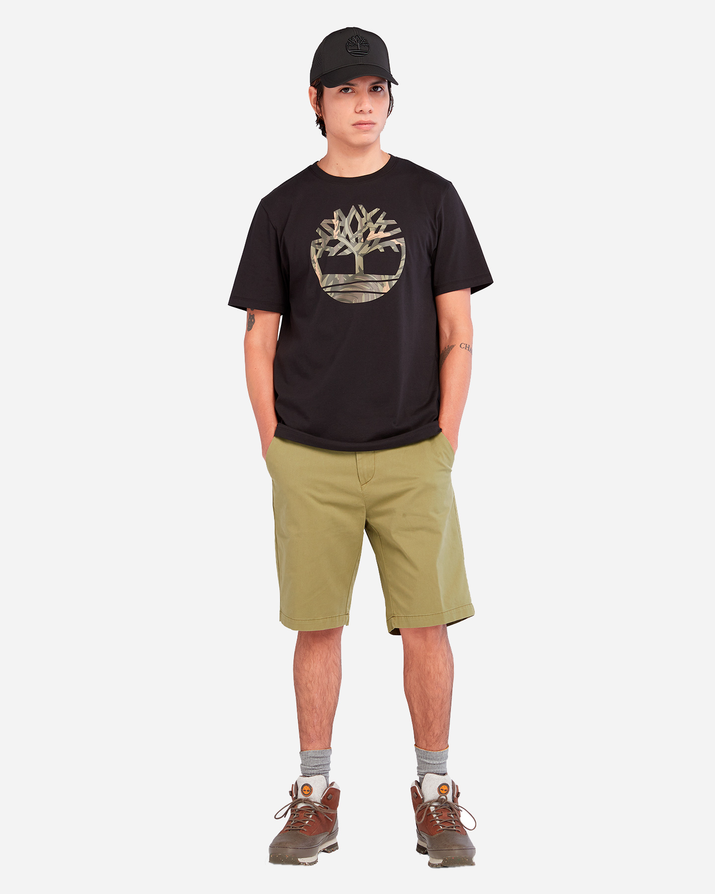 T-shirt TIMBERLAND CAMO TREE M - Nero - 4 | Cisalfa Sport