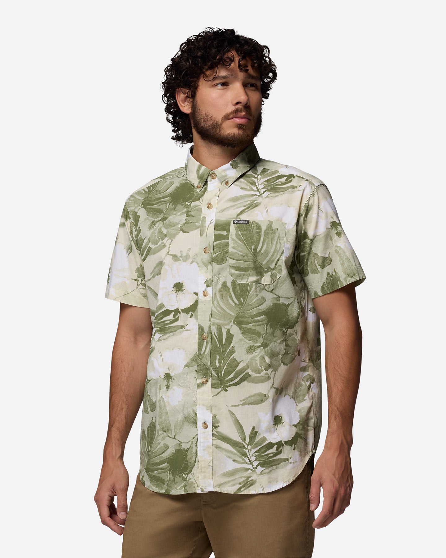 Camicia COLUMBIA RAPID RIVERS PRINTED M - Verde - 1 | Cisalfa Sport