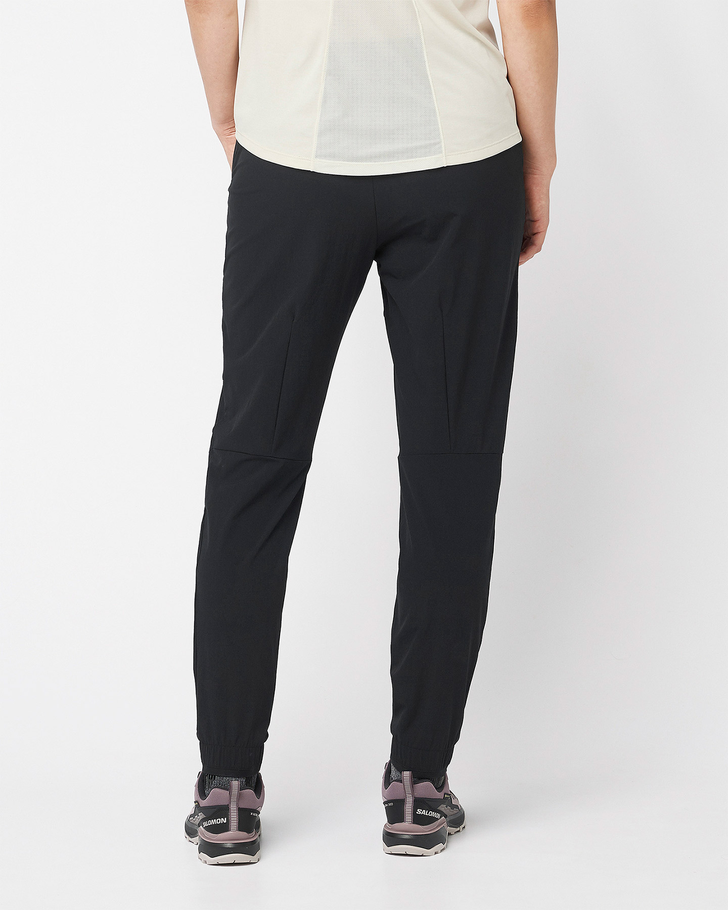 Pantalone outdoor SALOMON WAYFARER EASE W - Nero - 2 | Cisalfa Sport