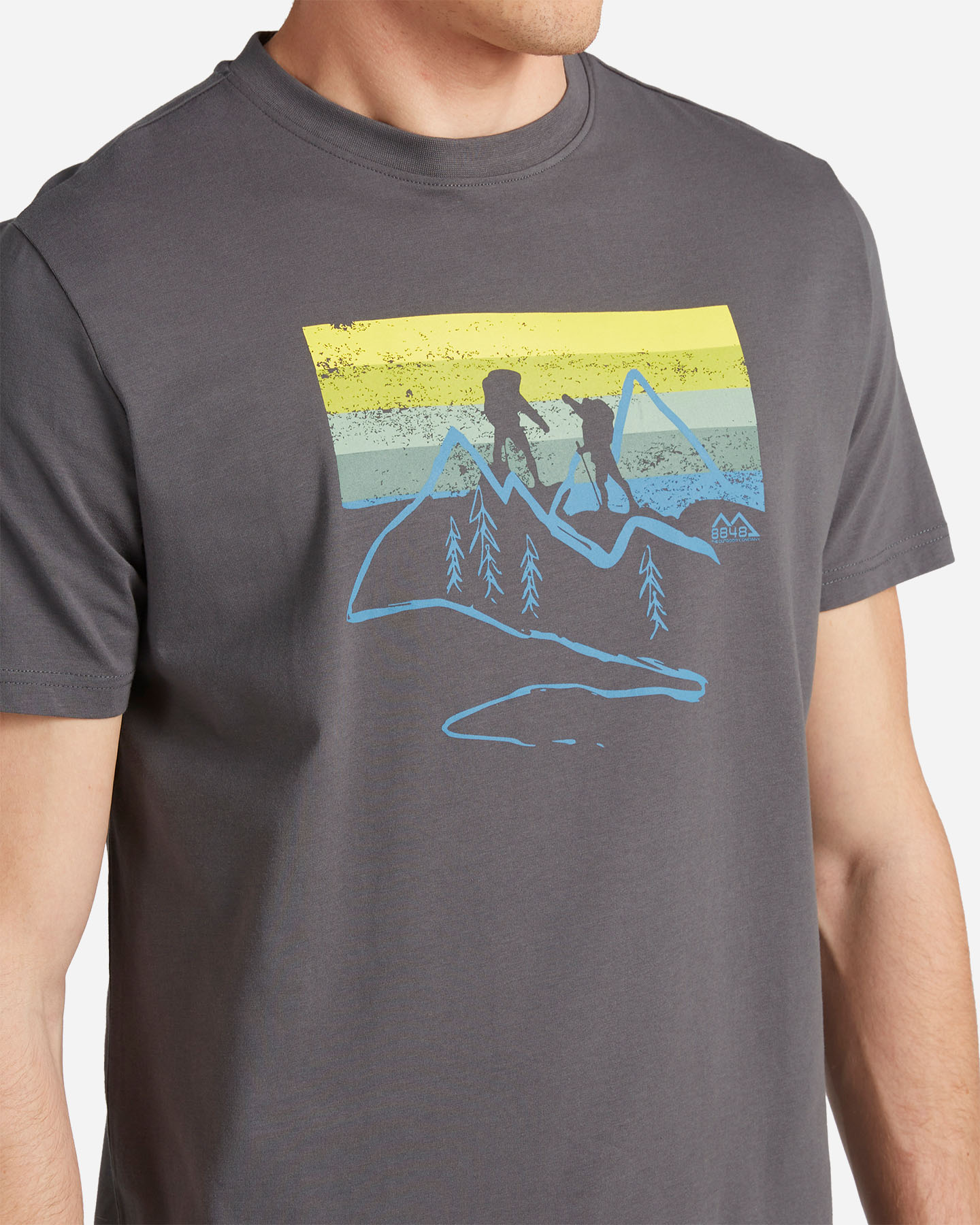 T-shirt 8848 MOUNTAIN ESSENTIAL M - S4120511-986/OTM09 - 4 | Cisalfa Sport