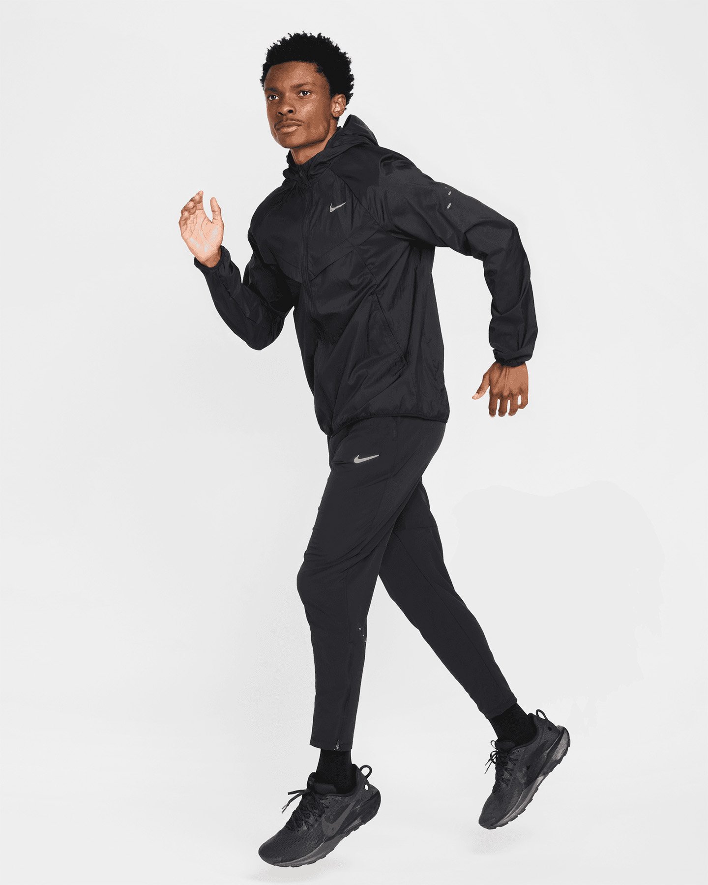 Giacca running NIKE STRIDE M - Nero - 2 | Cisalfa Sport