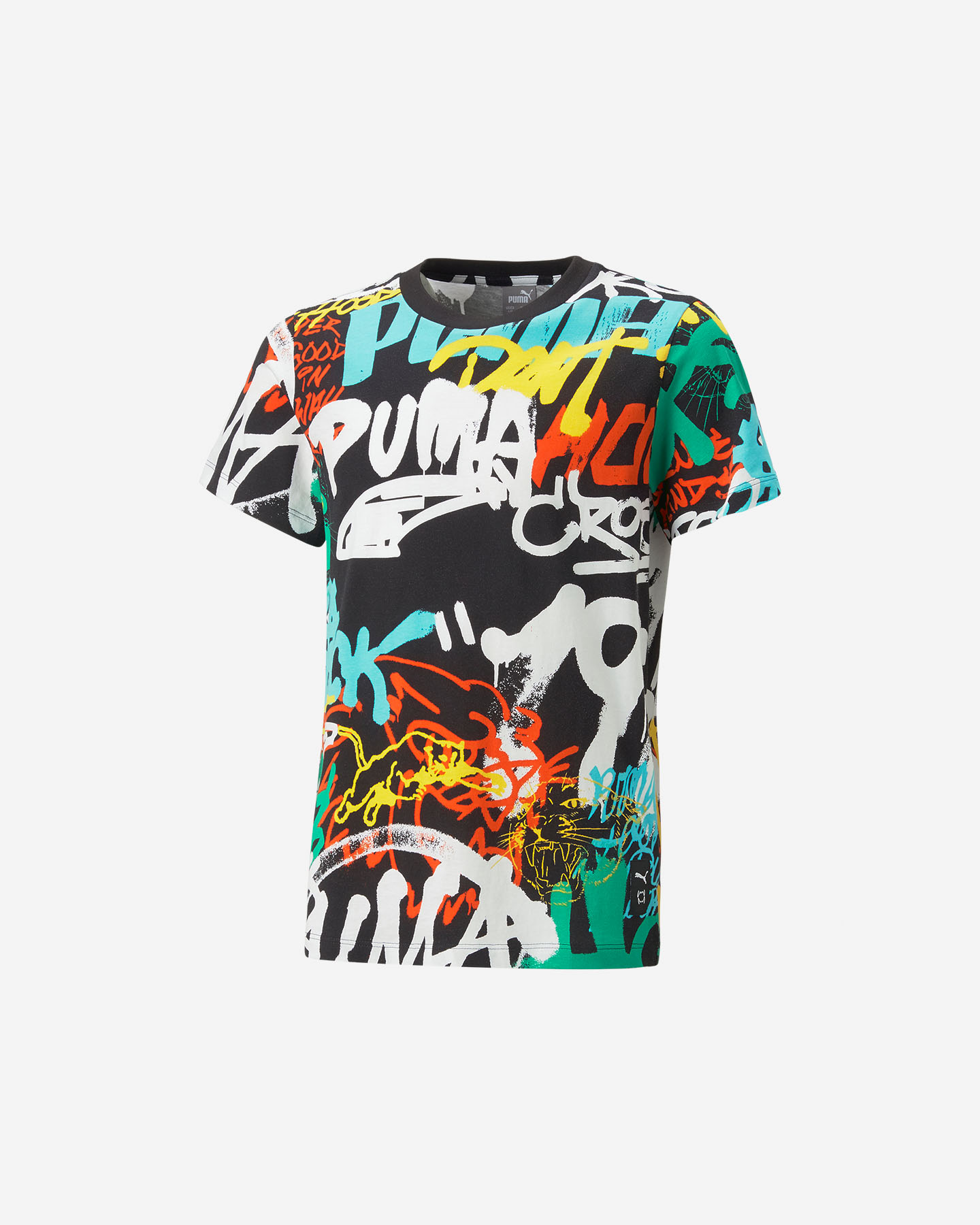 T-shirt PUMA ALL OVER GRAFFITI RAINBOW JR - Color mix - 0 | Cisalfa Sport