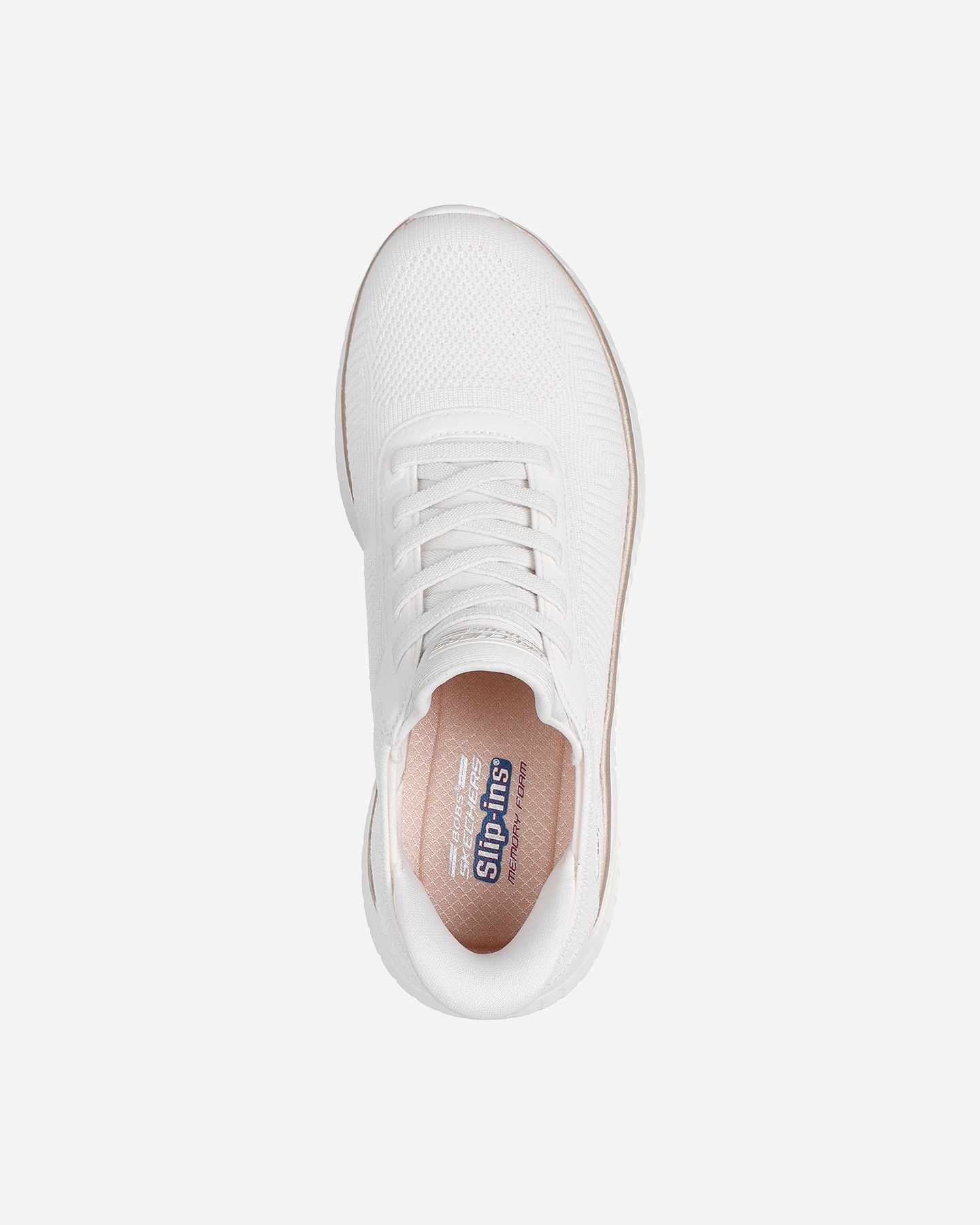 Scarpe sneakers SKECHERS BOBS SQUAD CHAOS W - Bianco - 3 | Cisalfa Sport