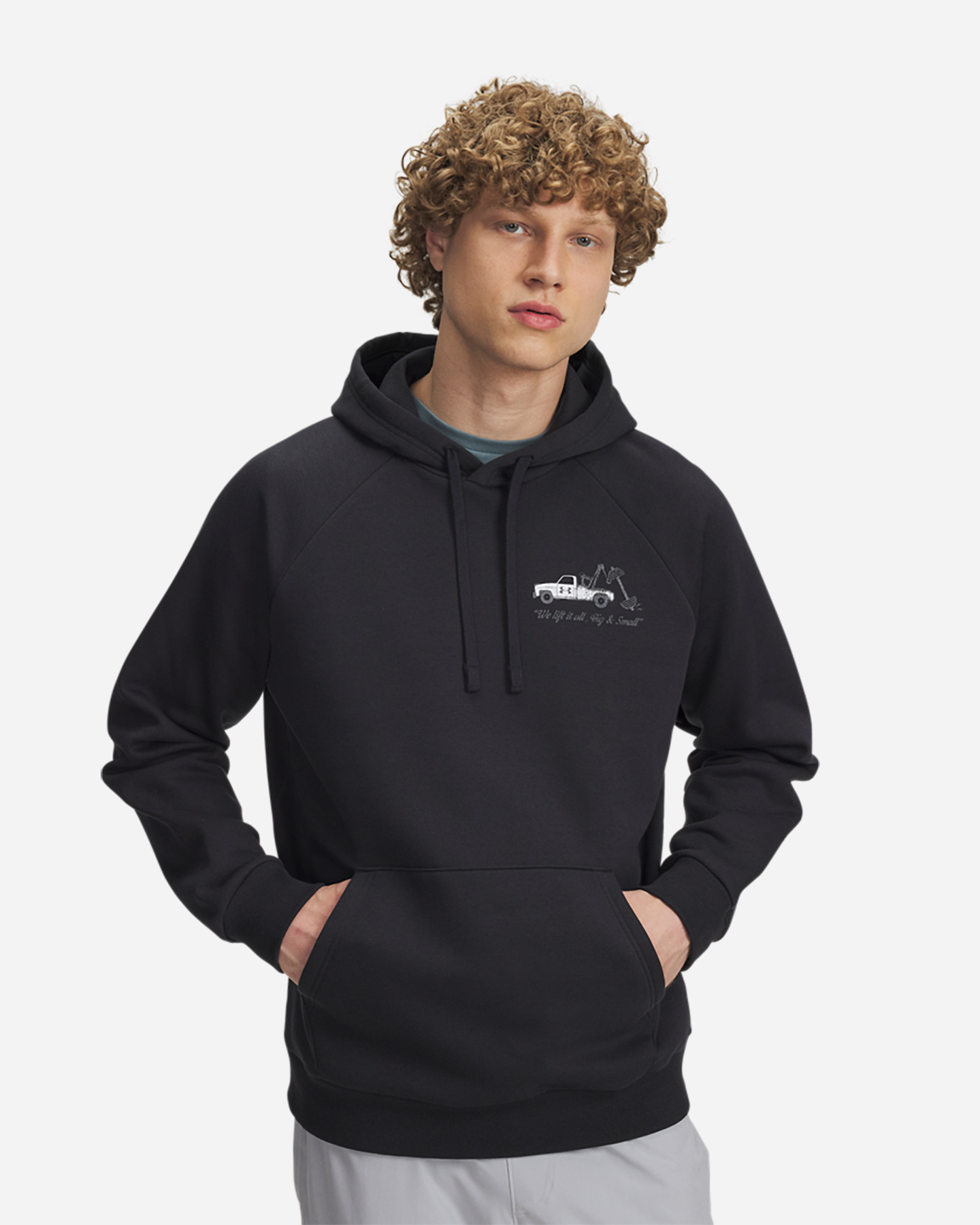 Felpa UNDER ARMOUR TRUCK LOGO M - Nero - 0 | Cisalfa Sport