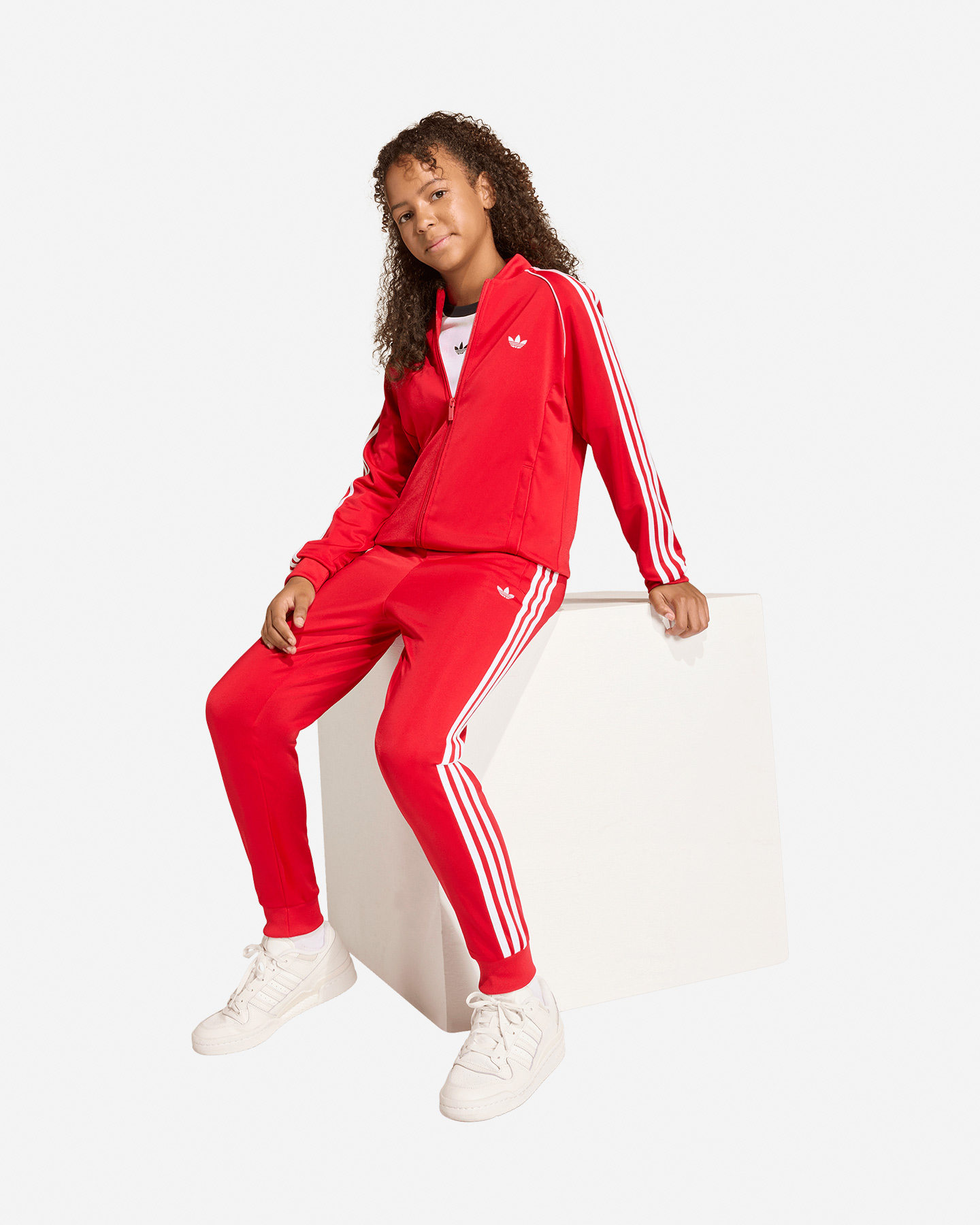 Felpa ADIDAS ICON JR - Rosso - 3 | Cisalfa Sport