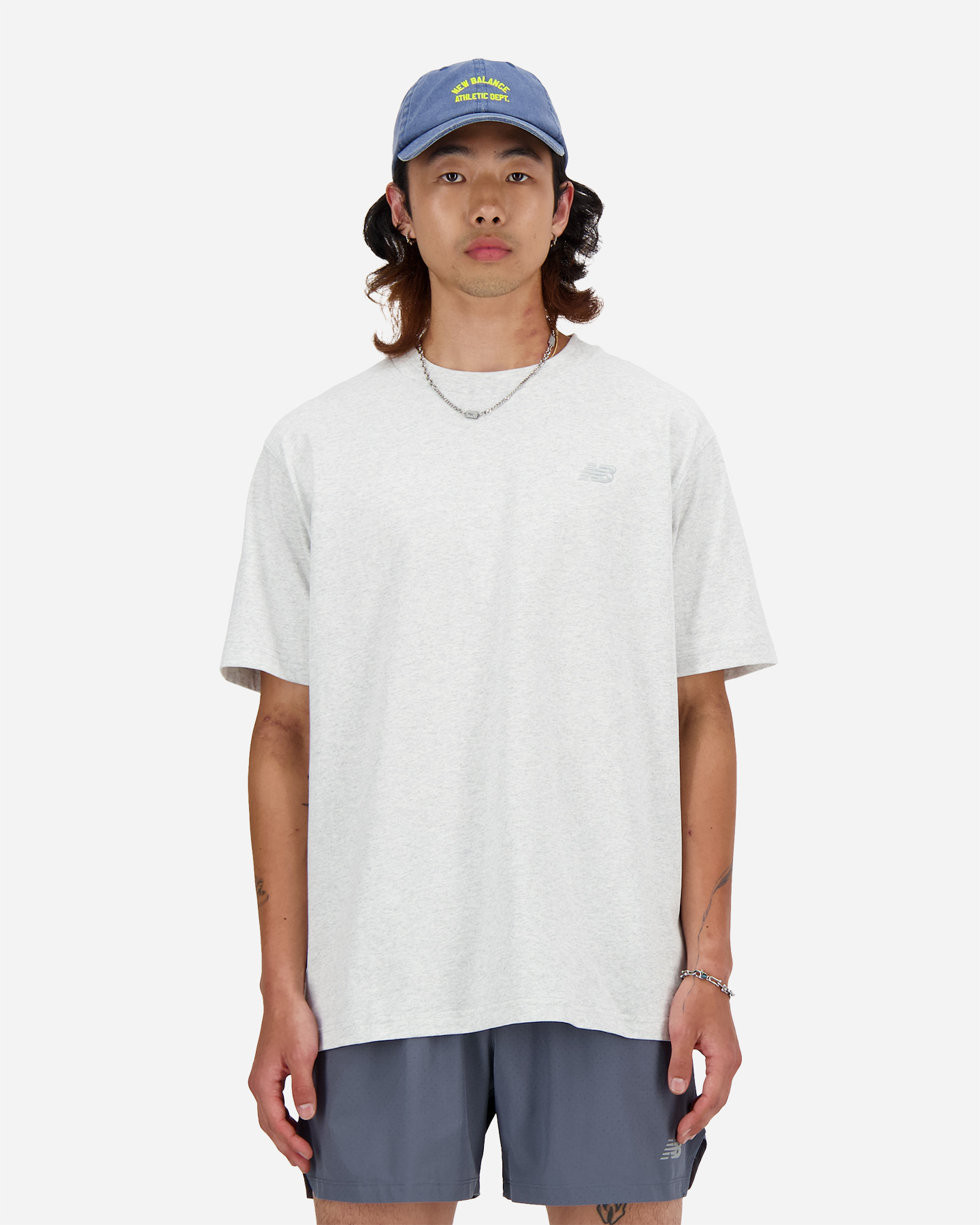 T-shirt NEW BALANCE ATHLETICS SMALL LOGO M - Grigio - 0 | Cisalfa Sport