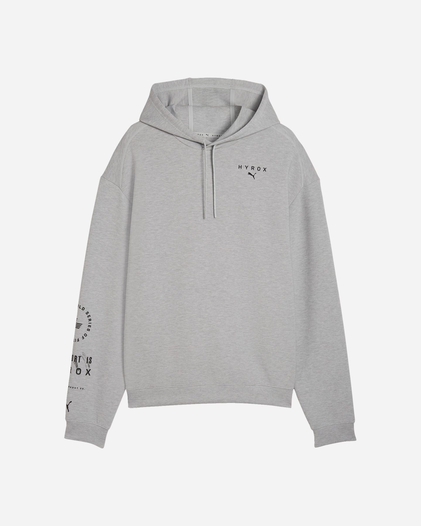 Felpa training PUMA HYROX CLOUDSPUN M - Grigio - 0 | Cisalfa Sport