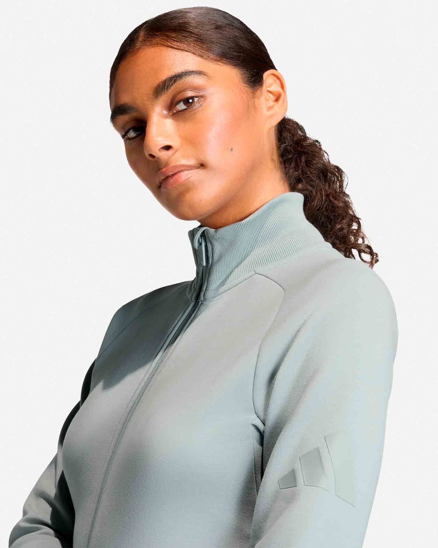 Felpa ADIDAS SOFT LUX W - Azzurro - 4 | Cisalfa Sport