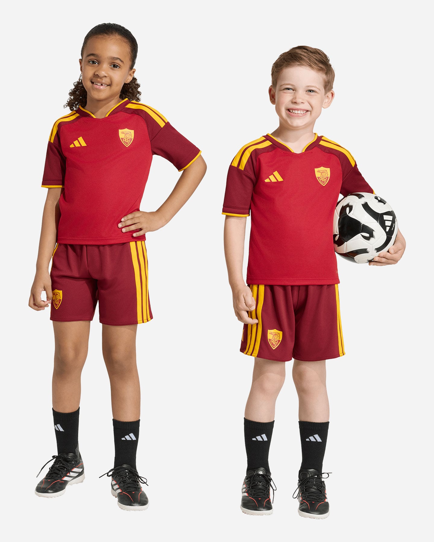 Abbigliamento calcio ufficiale ADIDAS MINIKIT AS ROMA HOME 26-27 JR - 4 | Cisalfa Sport