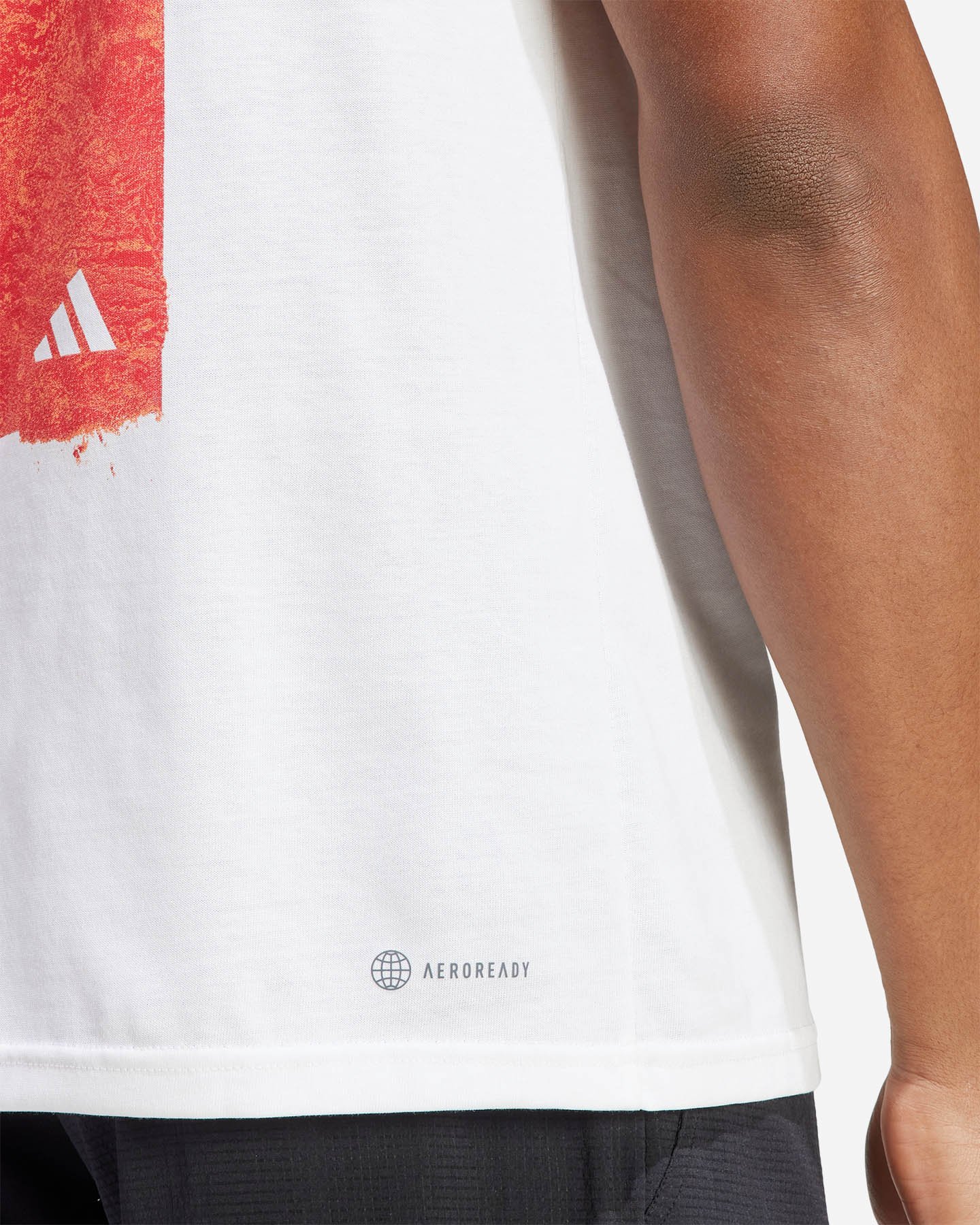 T-shirt tennis ADIDAS SPORT M - Bianco - 5 | Cisalfa Sport