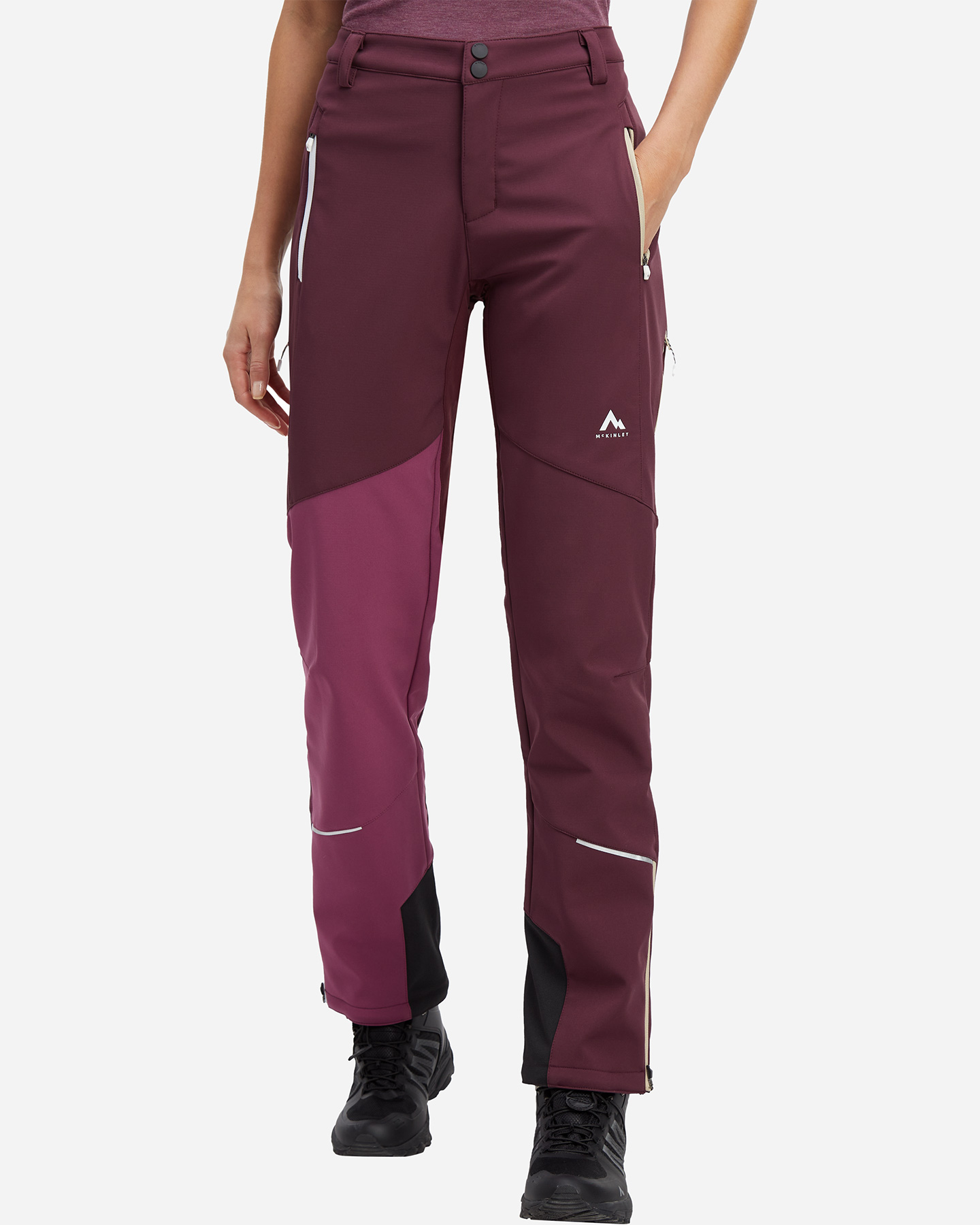 Pantalone outdoor MCKINLEY SAINA W - Rosso - 0 | Cisalfa Sport