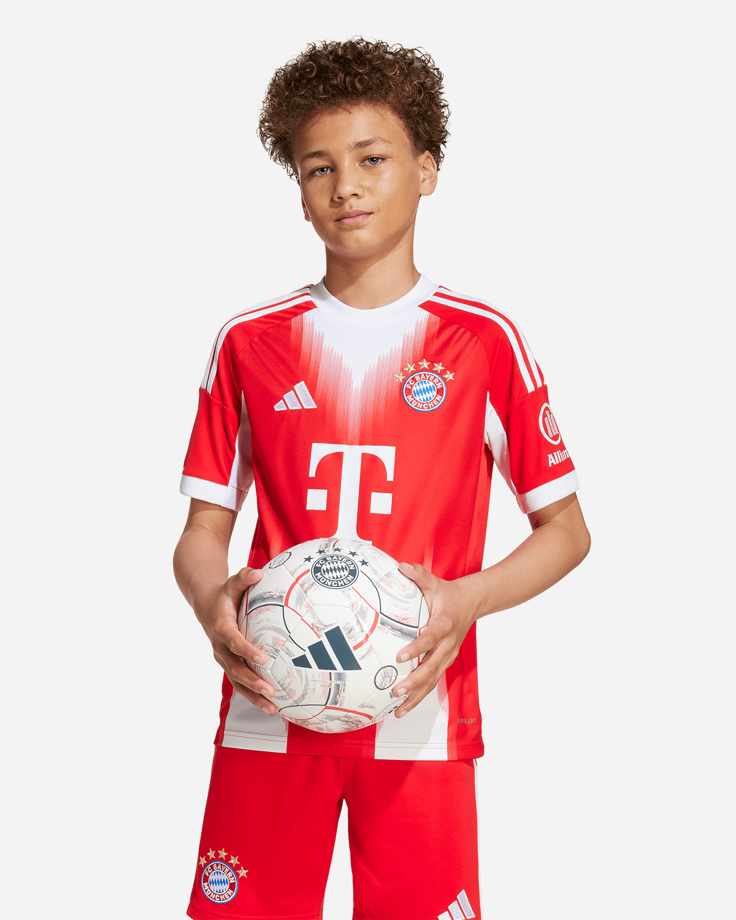 Maglia calcio ufficiale ADIDAS BAYERN MONACO HOME 25-26 JR - Rosso - 2 | Cisalfa Sport