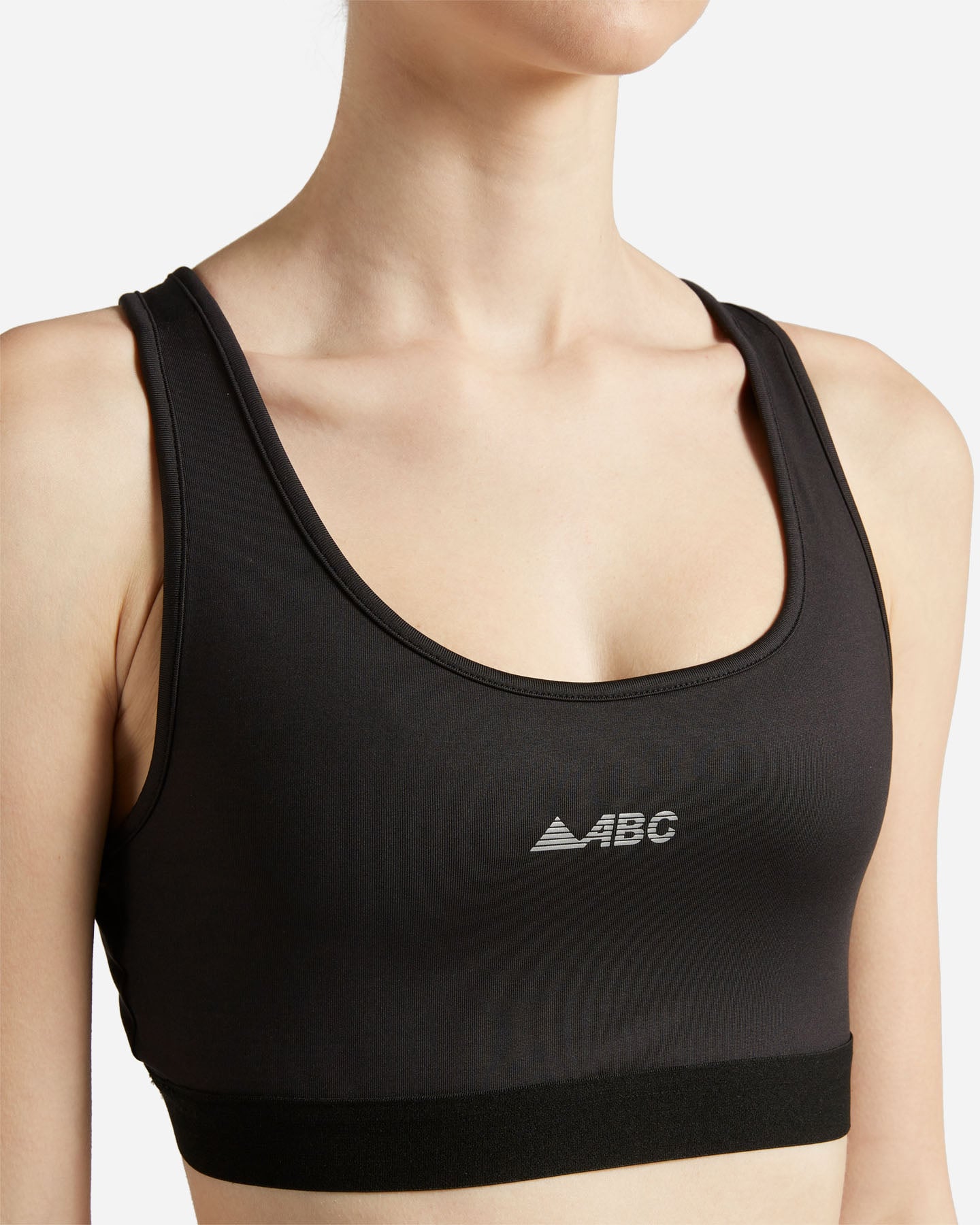 Reggiseno sportivo ABC JOG W - Nero - 4 | Cisalfa Sport
