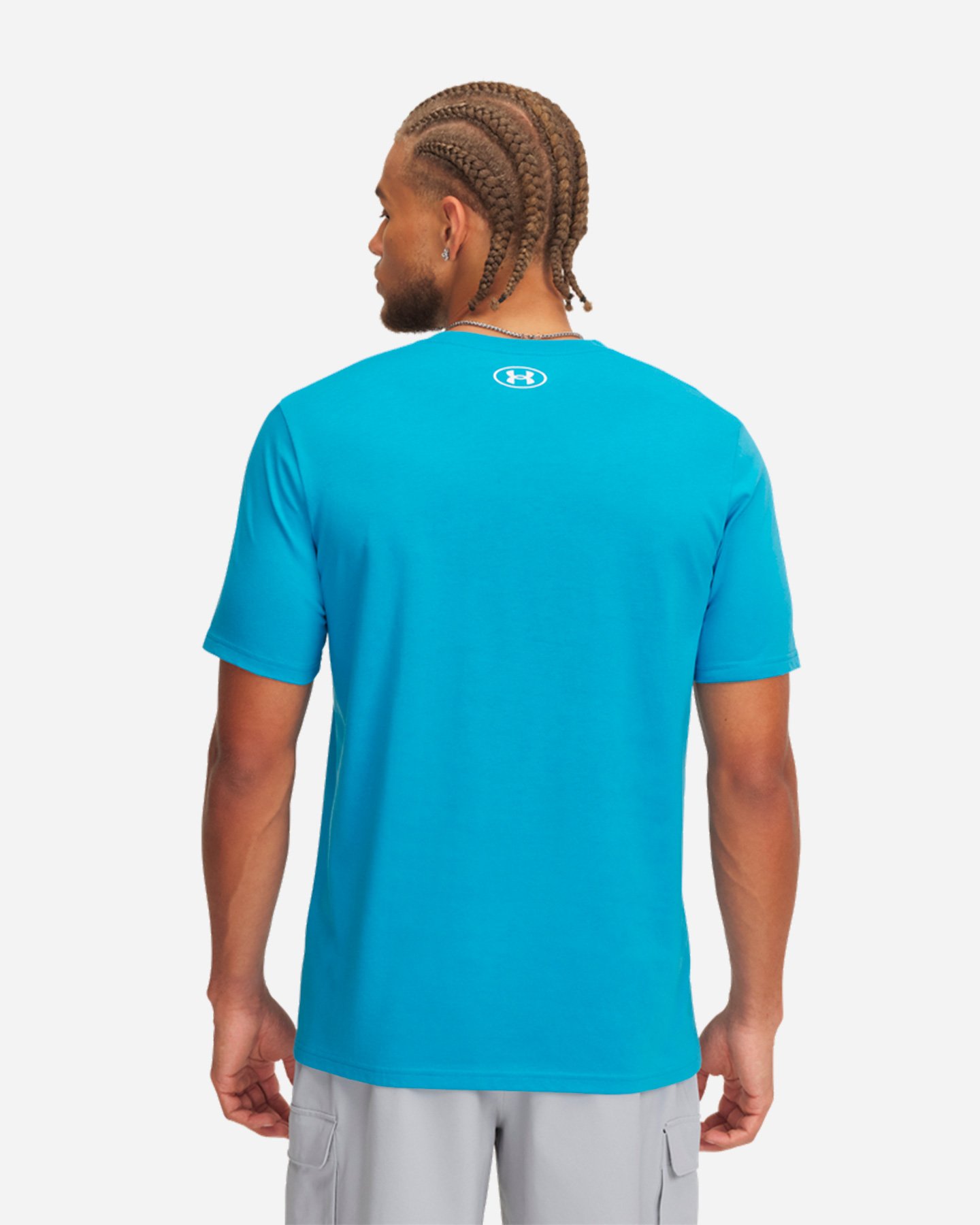 T-shirt UNDER ARMOUR CAMO BOXED LOGO M - Azzurro - 1 | Cisalfa Sport