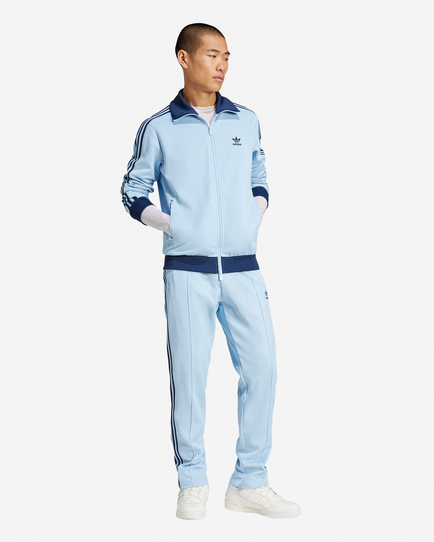 Felpa ADIDAS BECKENBAUER M - Azzurro - 5 | Cisalfa Sport