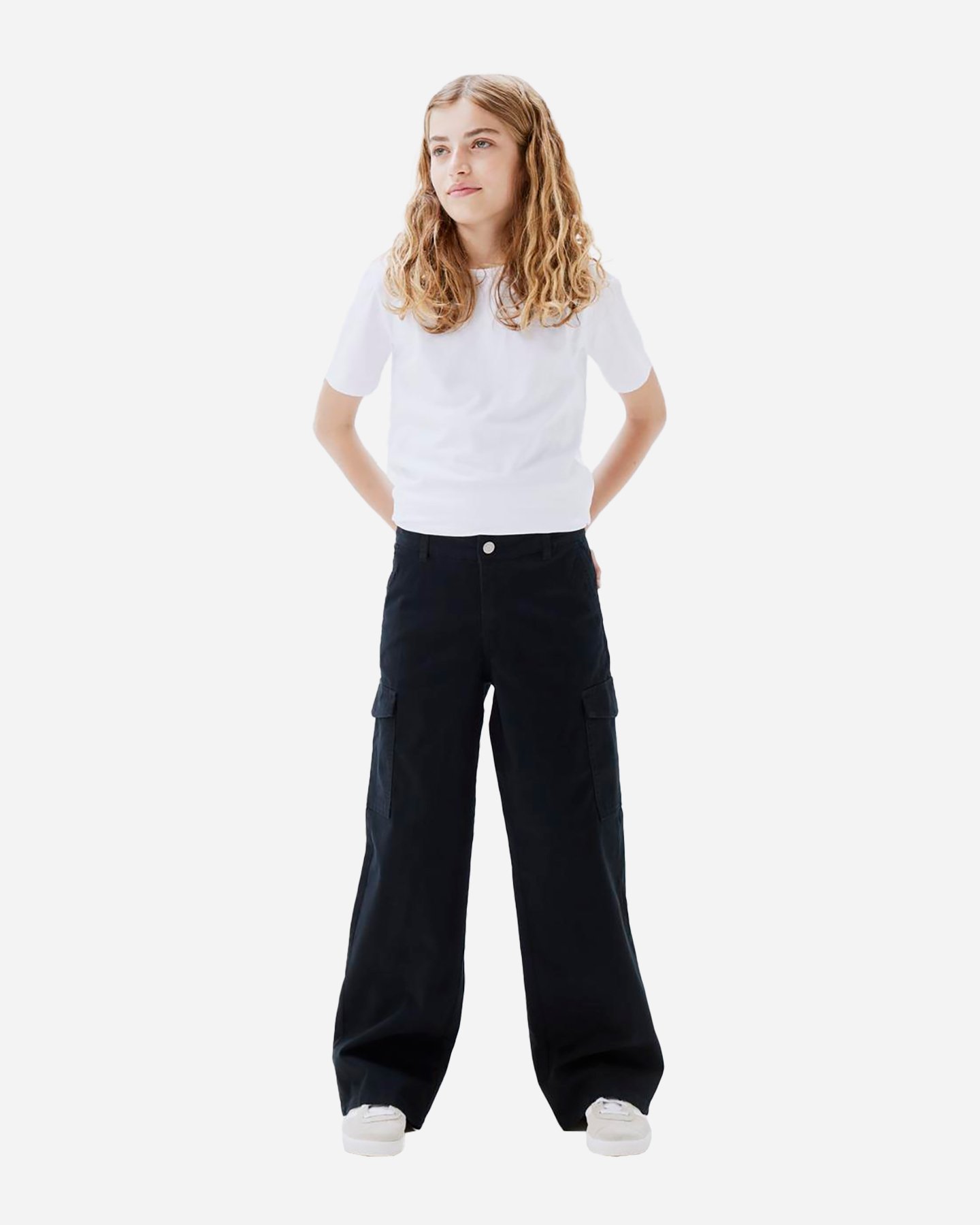 Pantalone NAME IT WIDE LEG JR - Nero - 3 | Cisalfa Sport