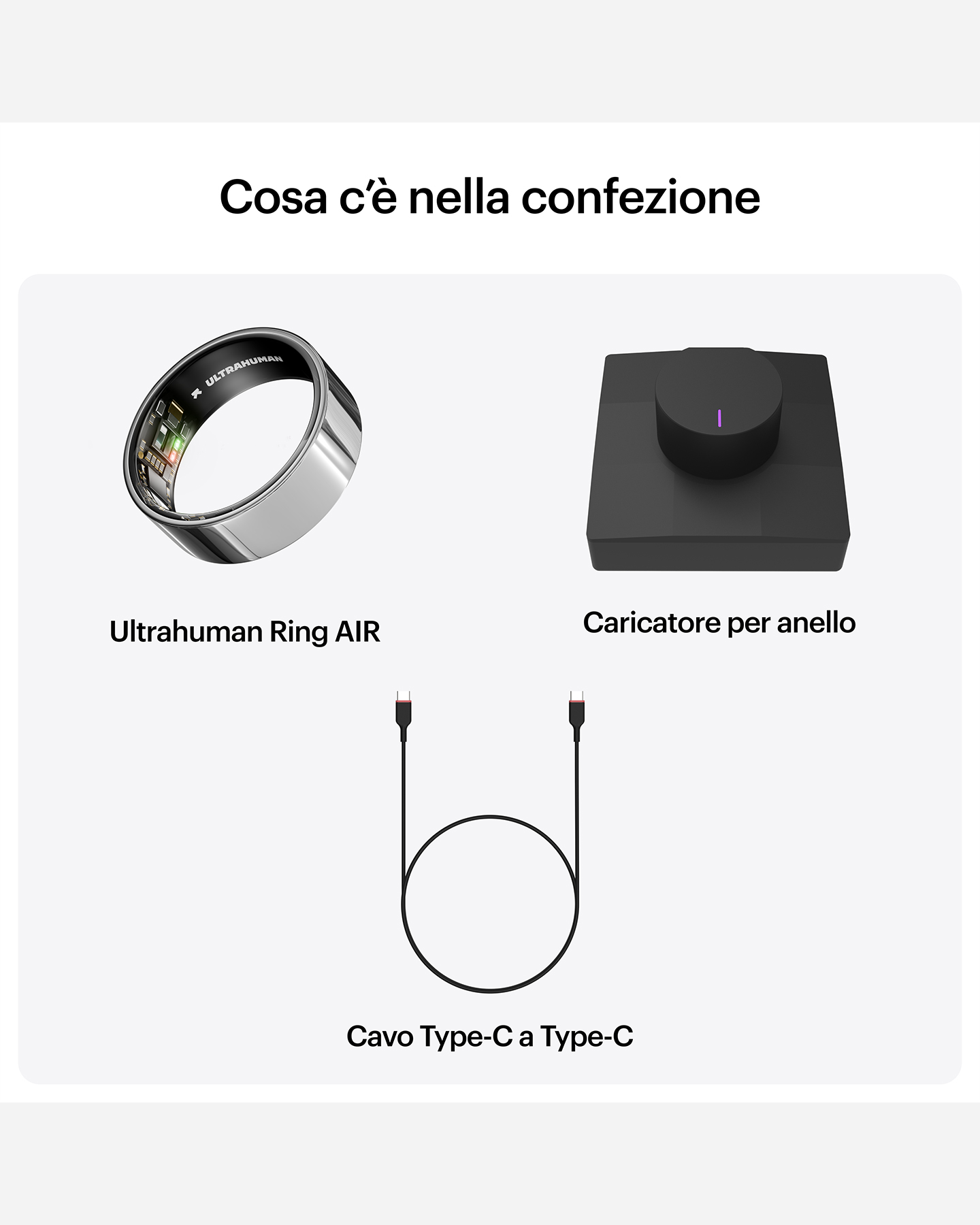 Fitness tracker ULTRAHUMAN AIR  - Argento - 5 | Cisalfa Sport