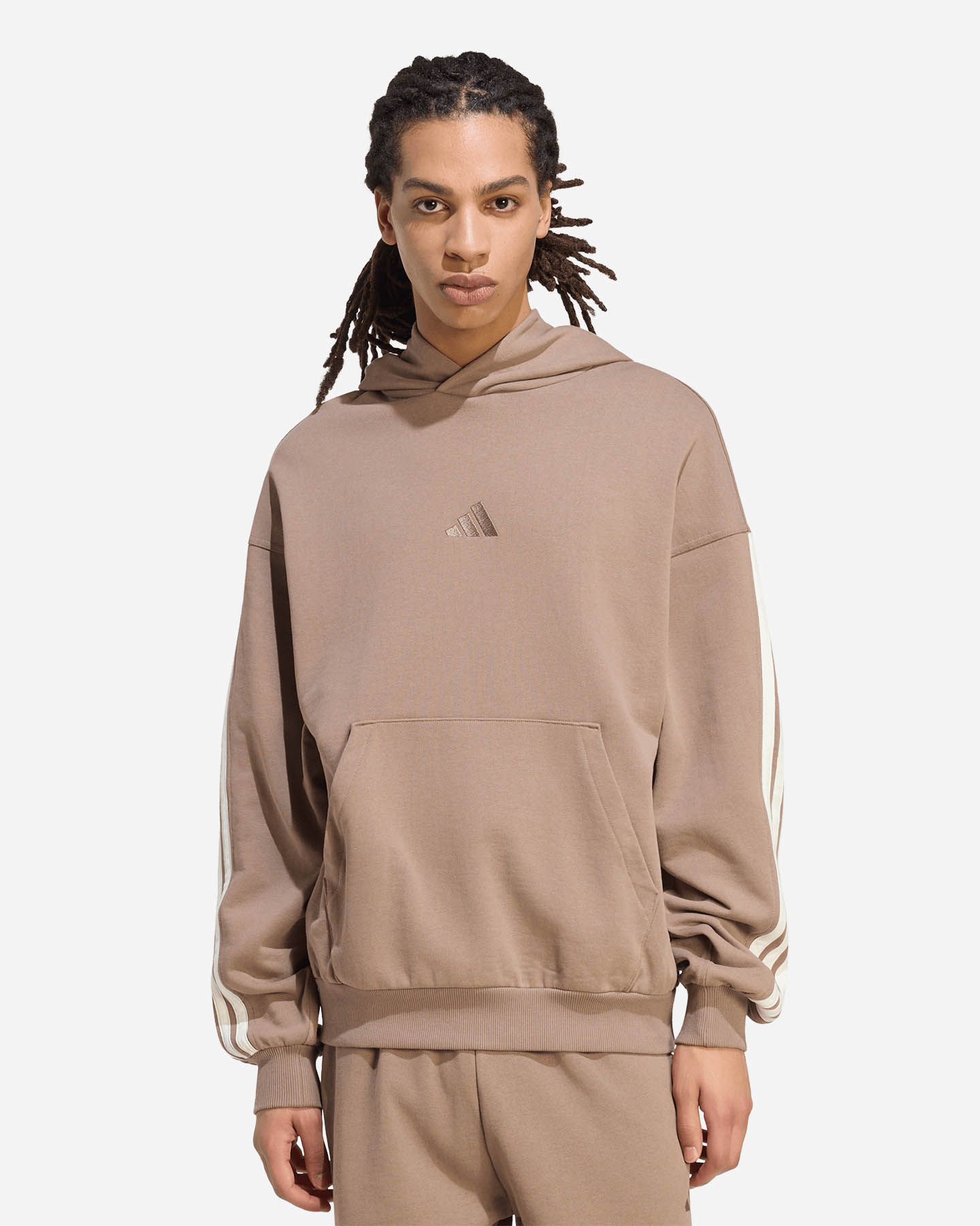 Felpa ADIDAS KIT 3STRIPES M - Beige - 1 | Cisalfa Sport