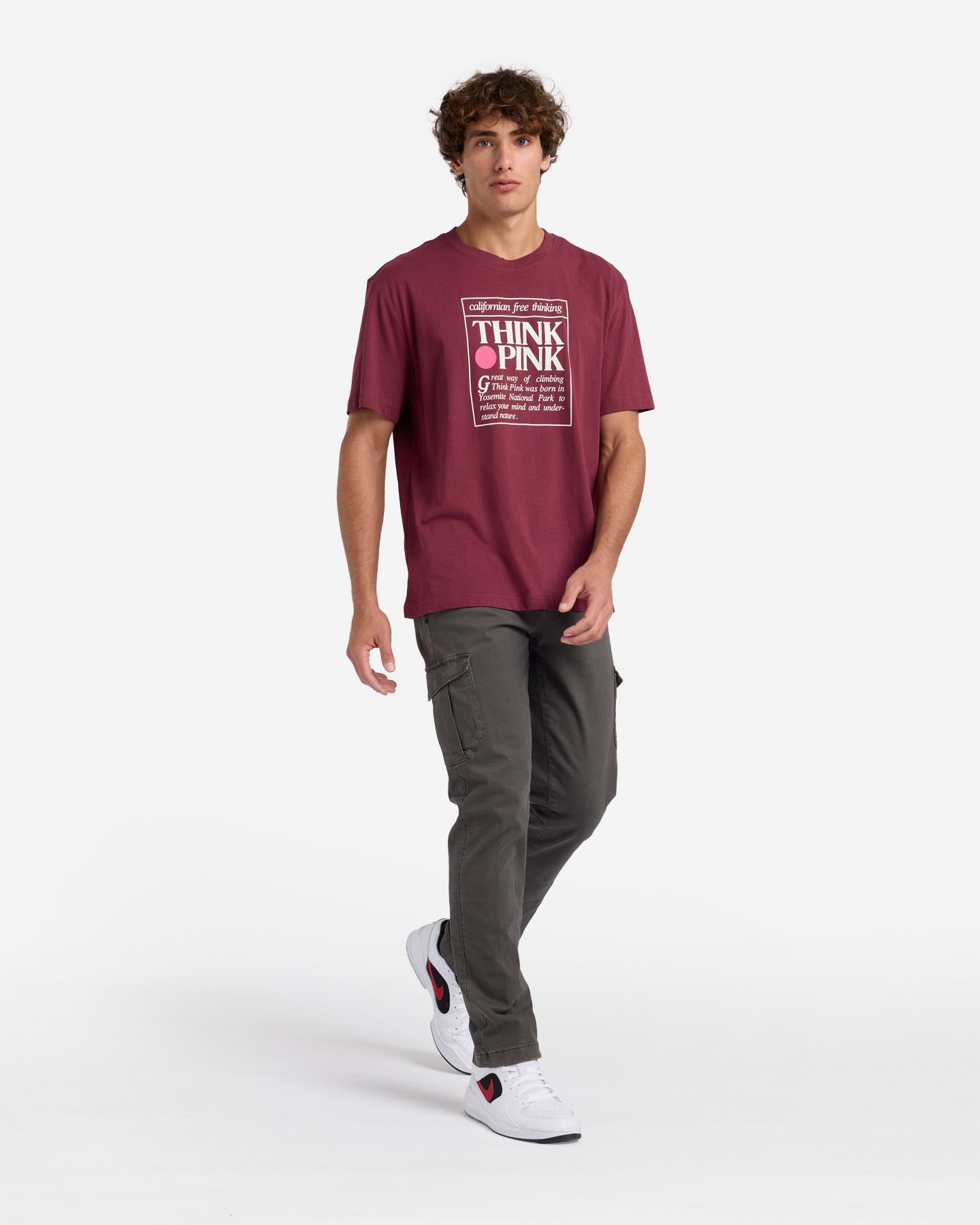 T-shirt THINK PINK BIG LOGO M - Rosso - 3 | Cisalfa Sport