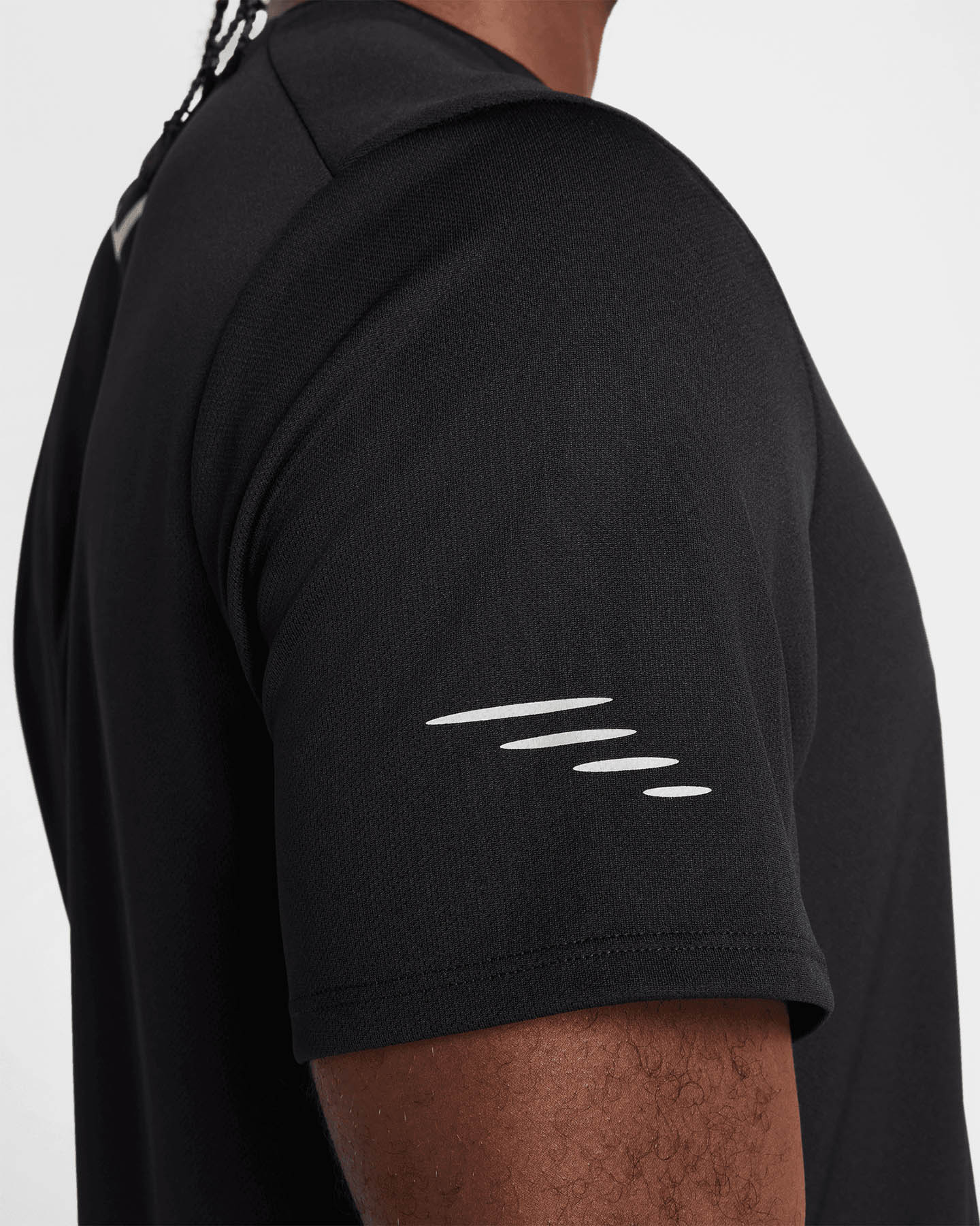 T-shirt running NIKE DRI FIT UV MILER M - Nero - 5 | Cisalfa Sport