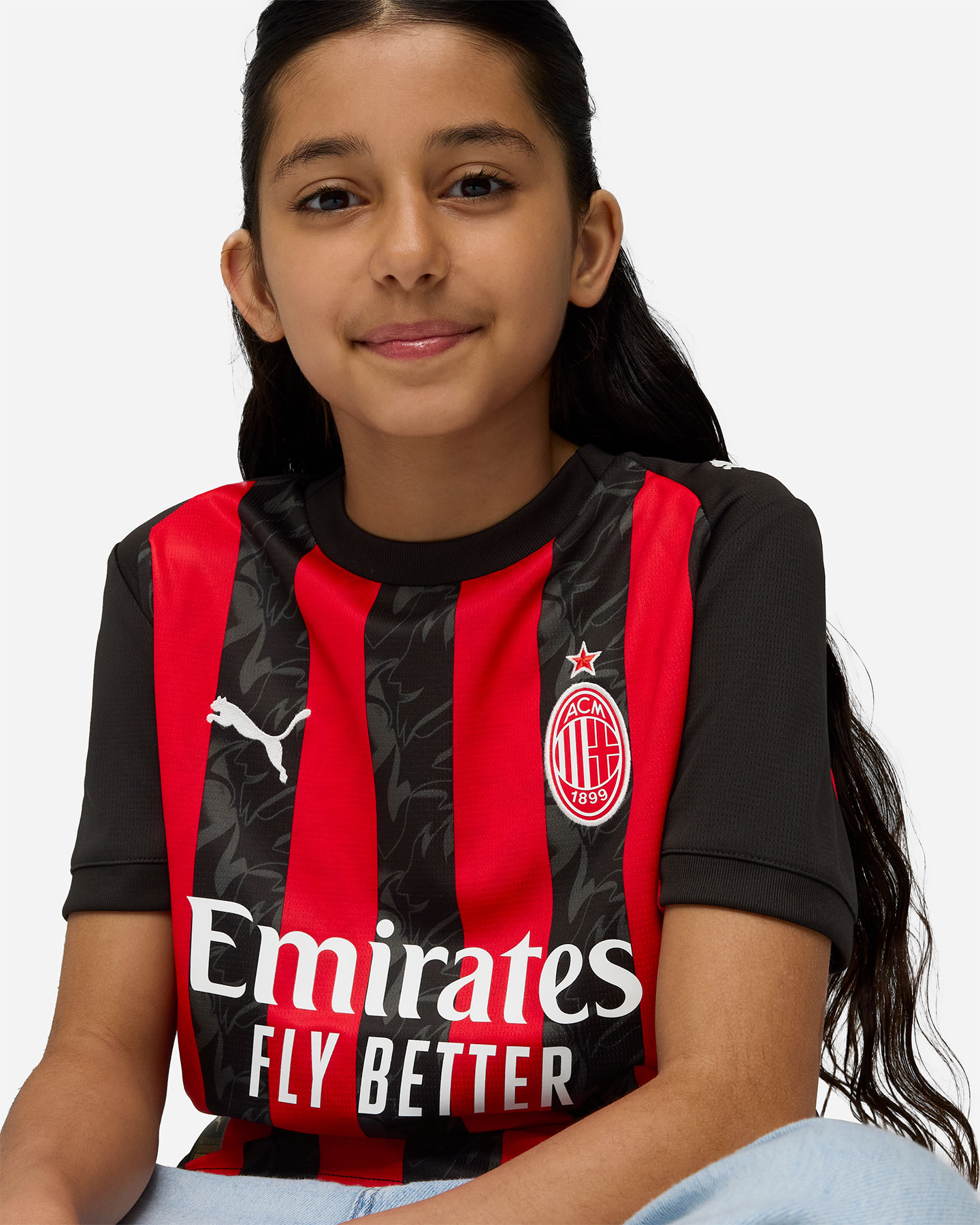 Maglia calcio ufficiale PUMA MILAN HOME 25-26 JR - Color mix - 4 | Cisalfa Sport