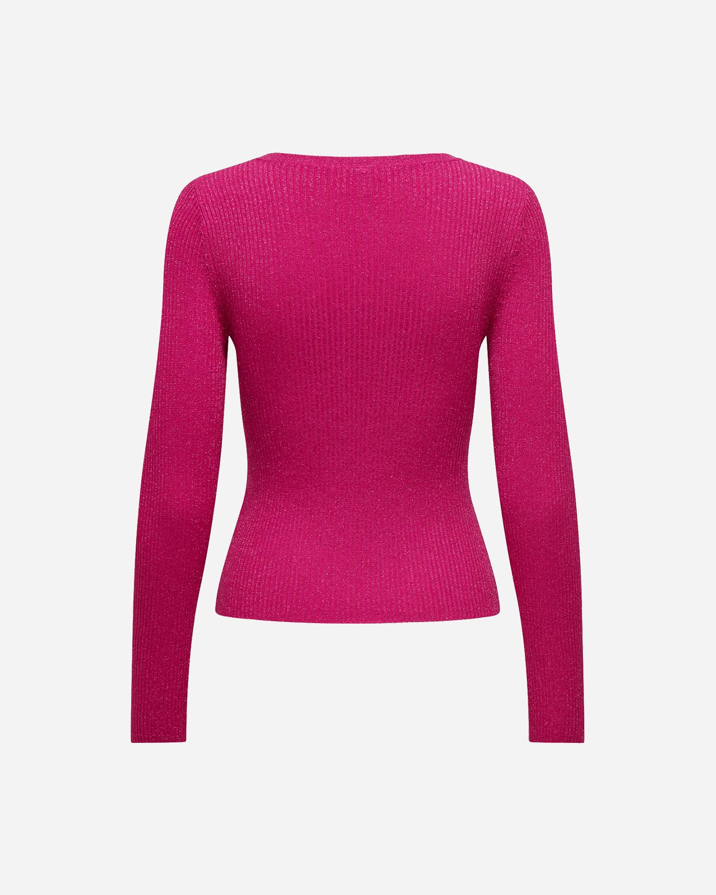 Maglione ONLY MILLE GLITTER BUTTON W - Fucsia - 1 | Cisalfa Sport