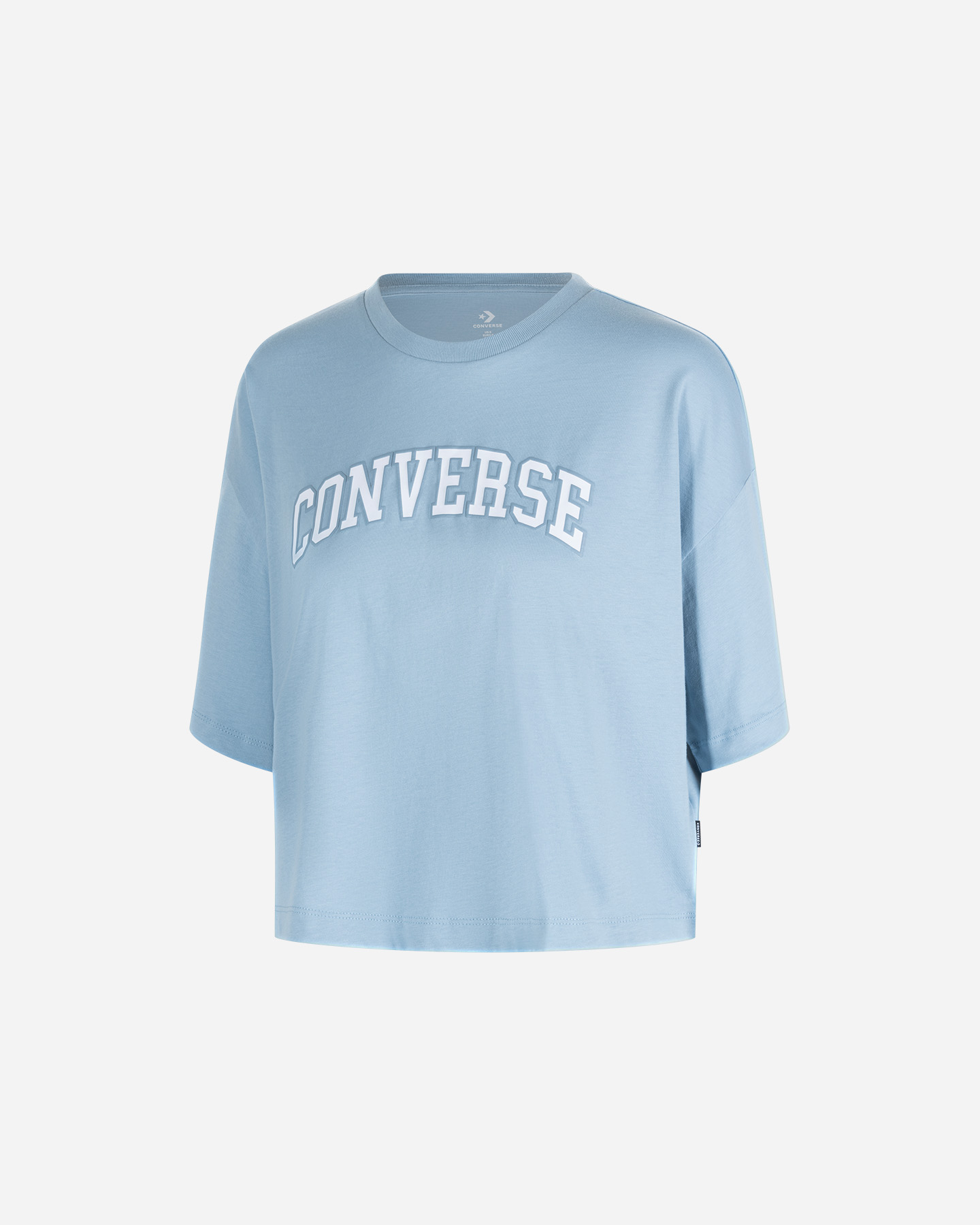 T-shirt CONVERSE BOXY OCEAN W - Azzurro - 0 | Cisalfa Sport