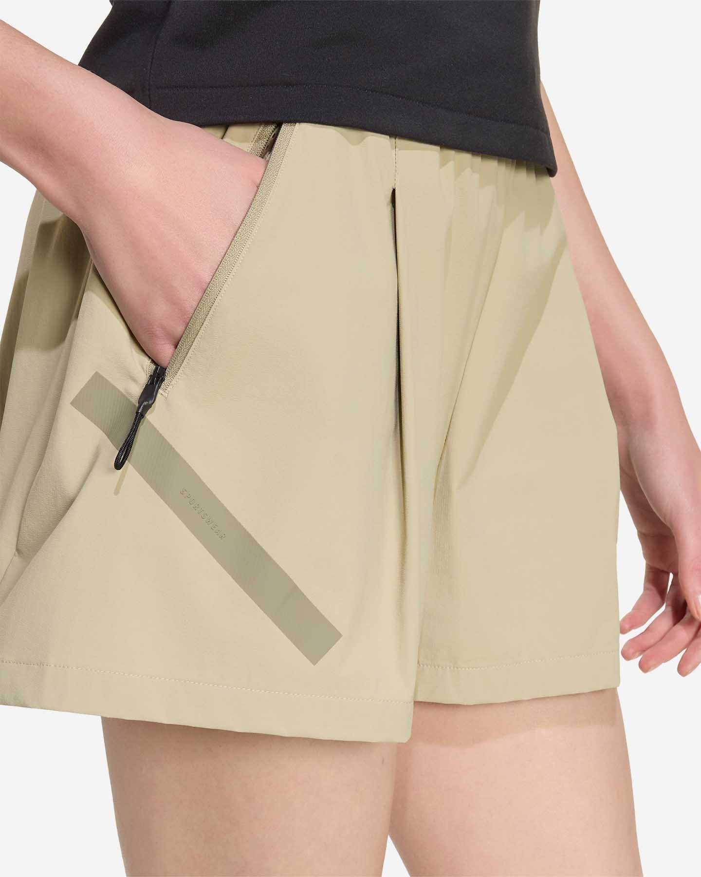 Pantaloncini ADIDAS Z.N.E. W - Beige - 5 | Cisalfa Sport