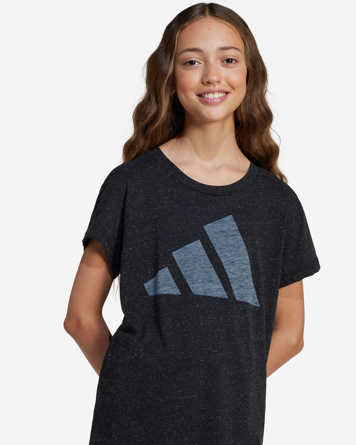 T-shirt ADIDAS BIG LOGO JR - Nero - 3 | Cisalfa Sport