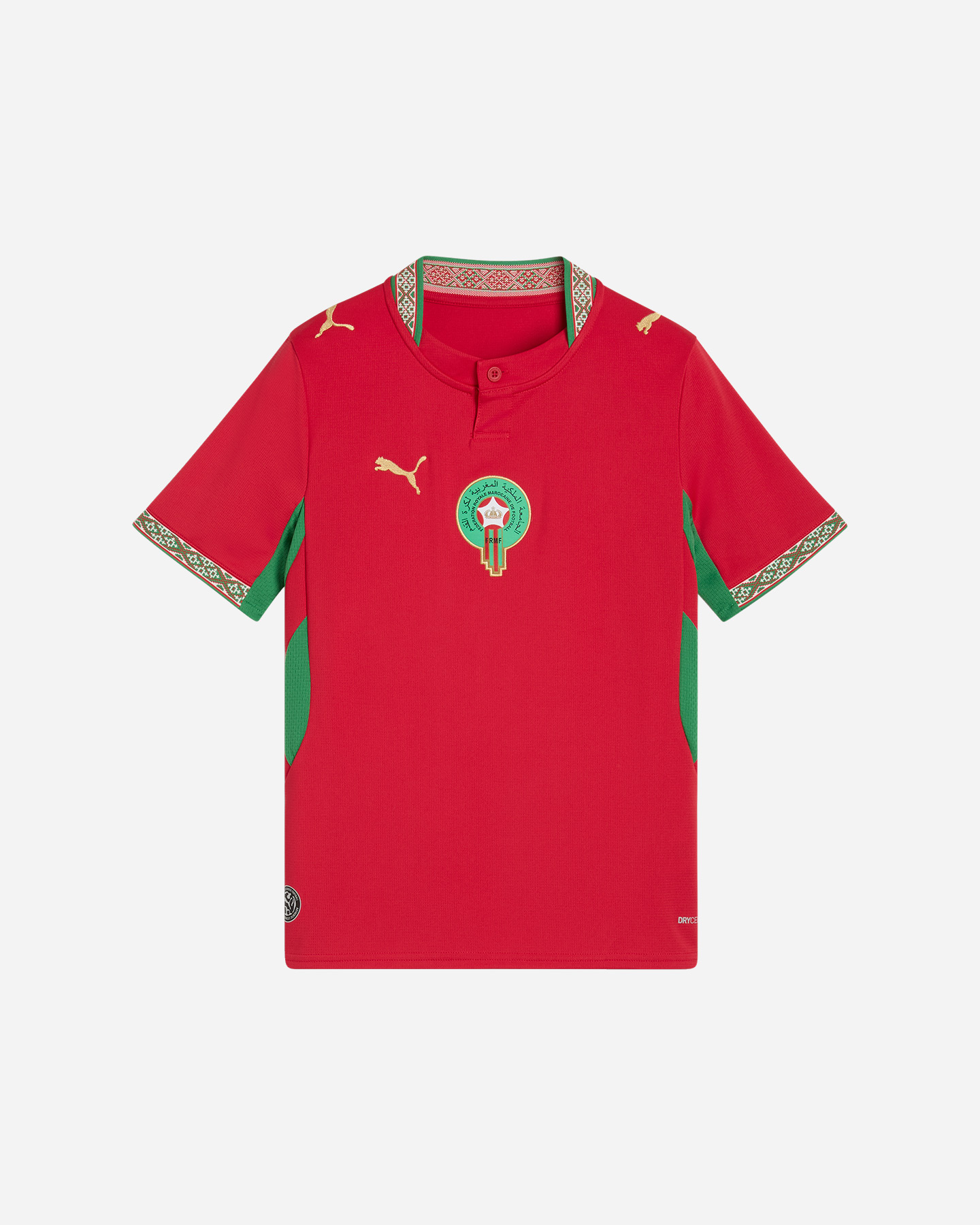 Puma Marocco Home 26 Jr - Maglia Calcio Ufficiale - Color Mix