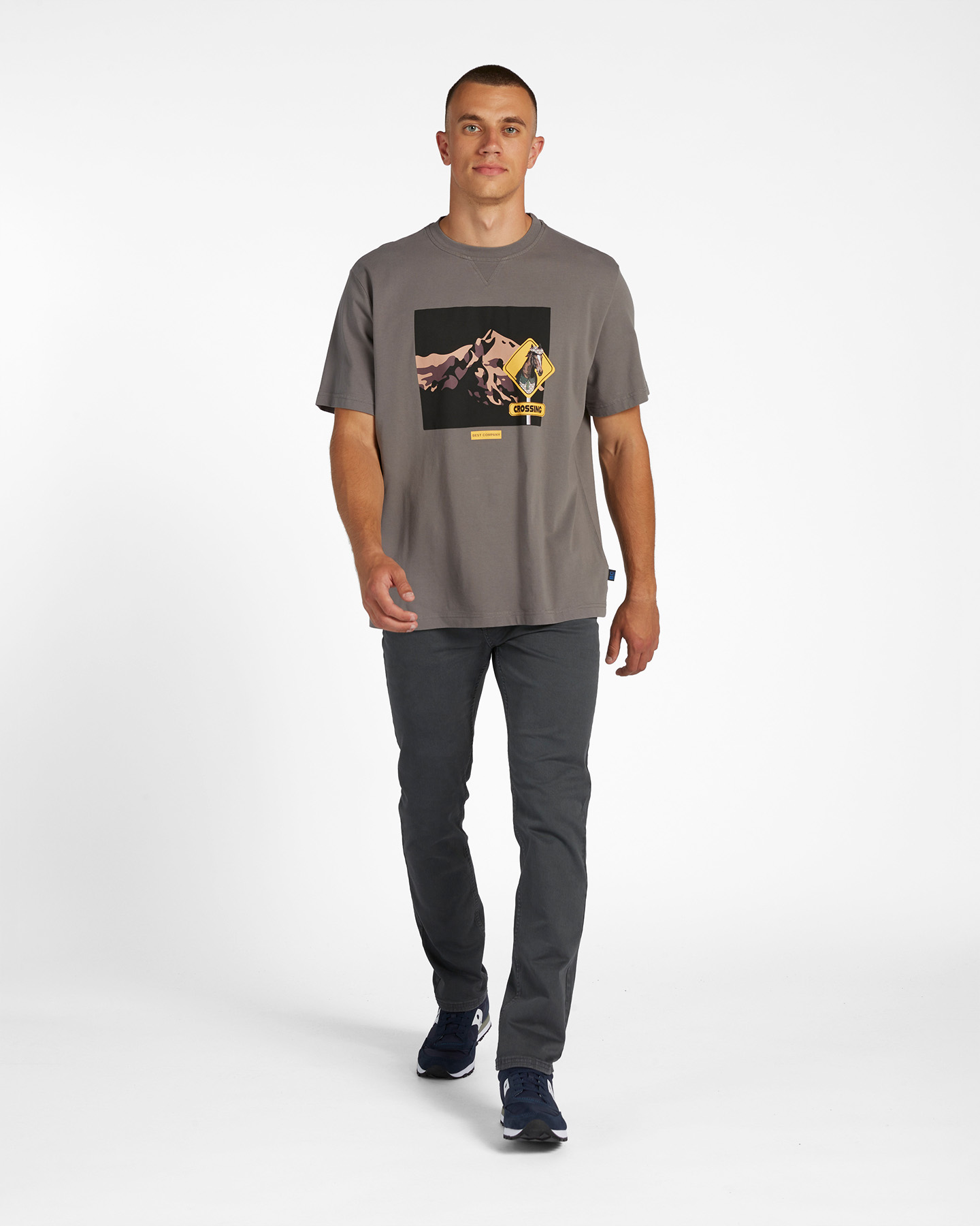 T-shirt BEST COMPANY GRAPHIC M - Grigio - 3 | Cisalfa Sport