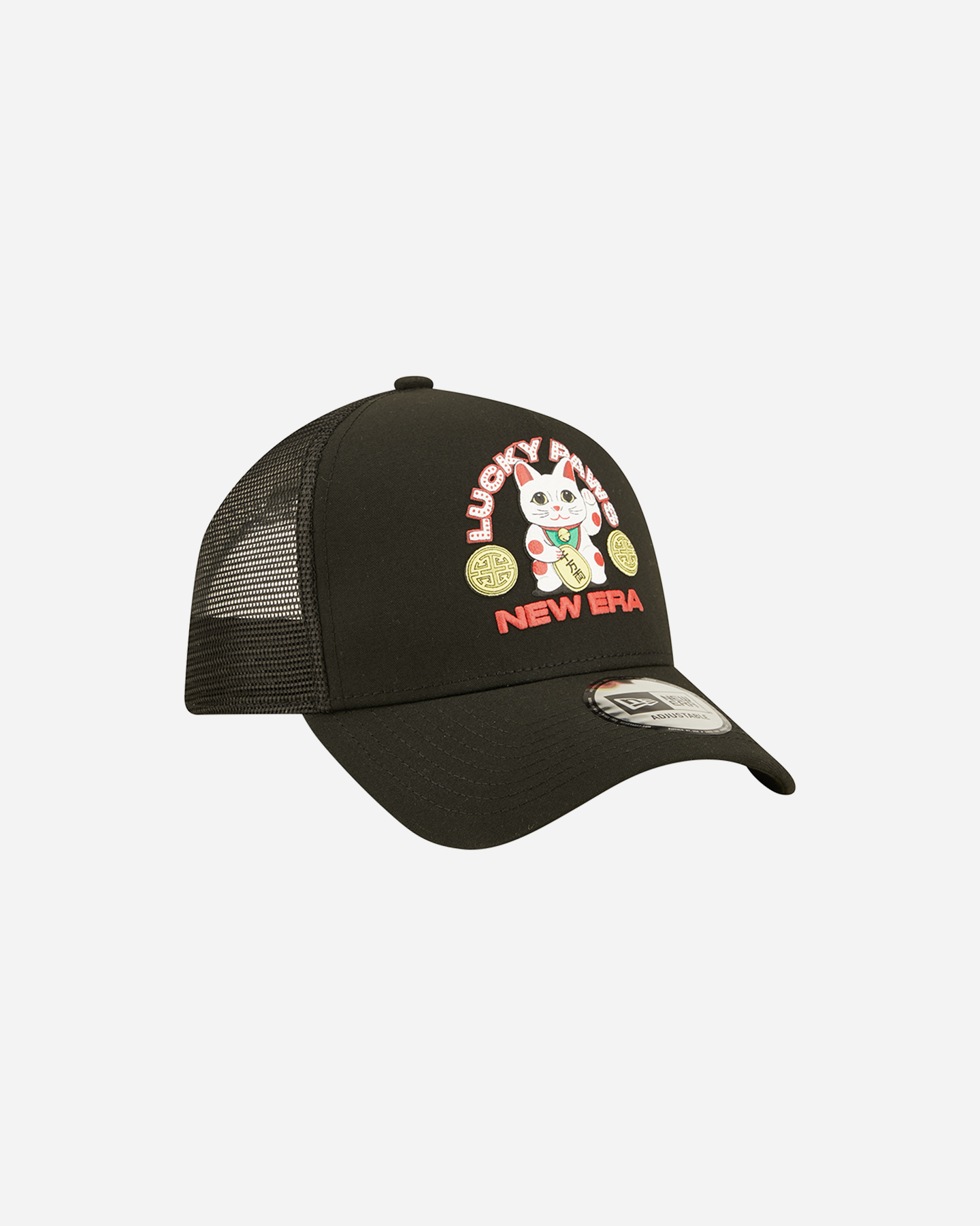 Cappellino NEW ERA TRUCKER SIGN LUCKY CAT BULLS  - Nero - 2 | Cisalfa Sport