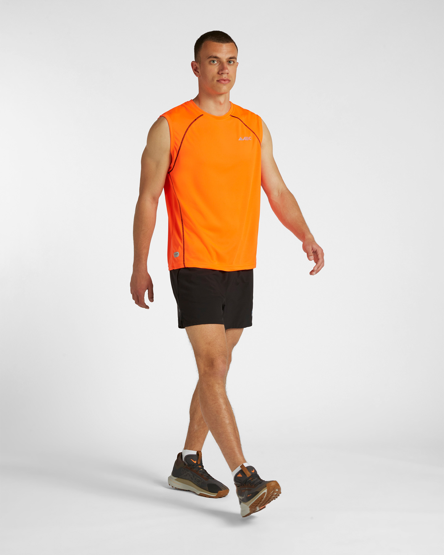 Canotta running ABC RUNNING M - Arancione - 3 | Cisalfa Sport