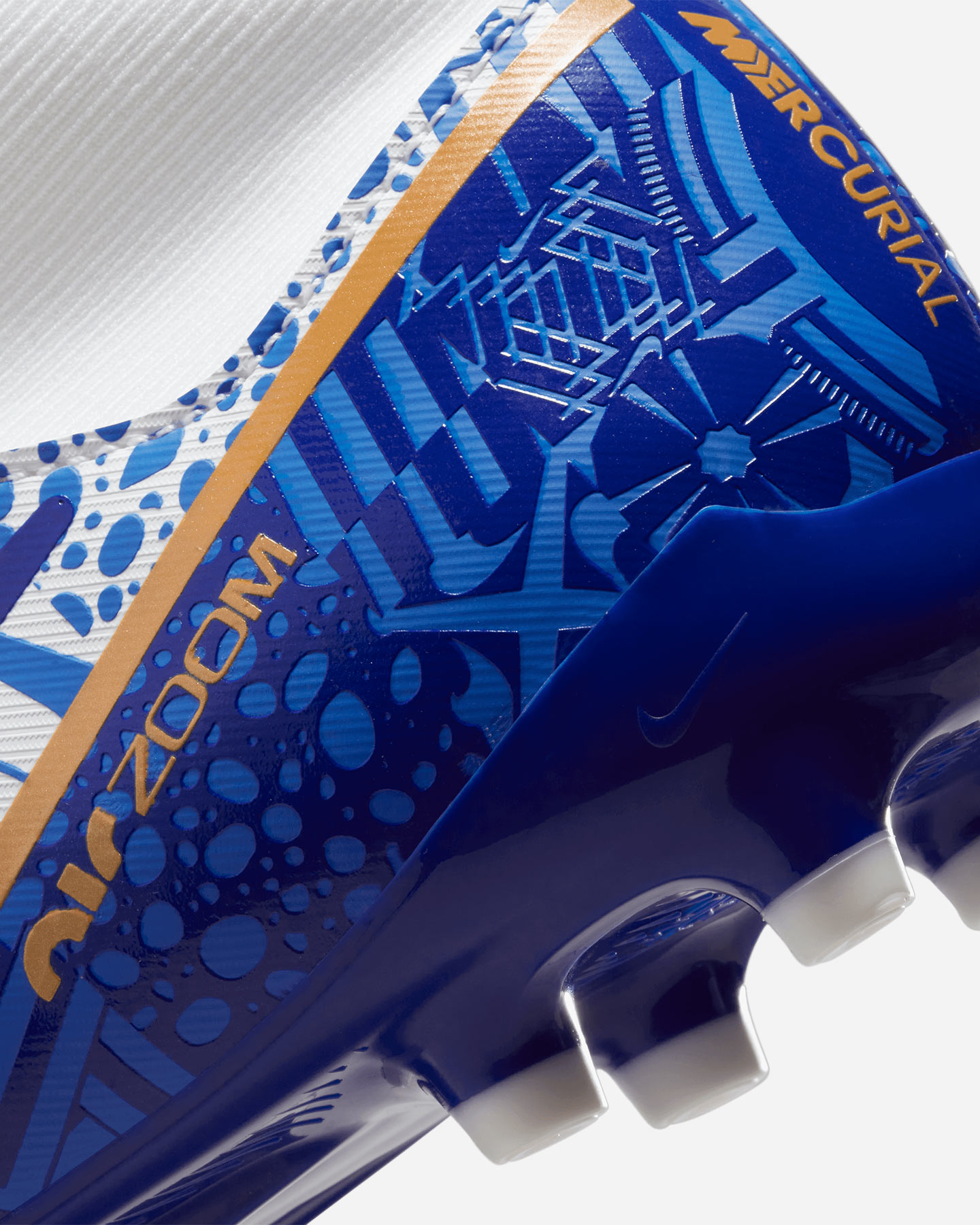 Scarpe calcio NIKE MERCURIAL ZOOM SUPERFLY 9 JR - Bianco - 5 | Cisalfa Sport