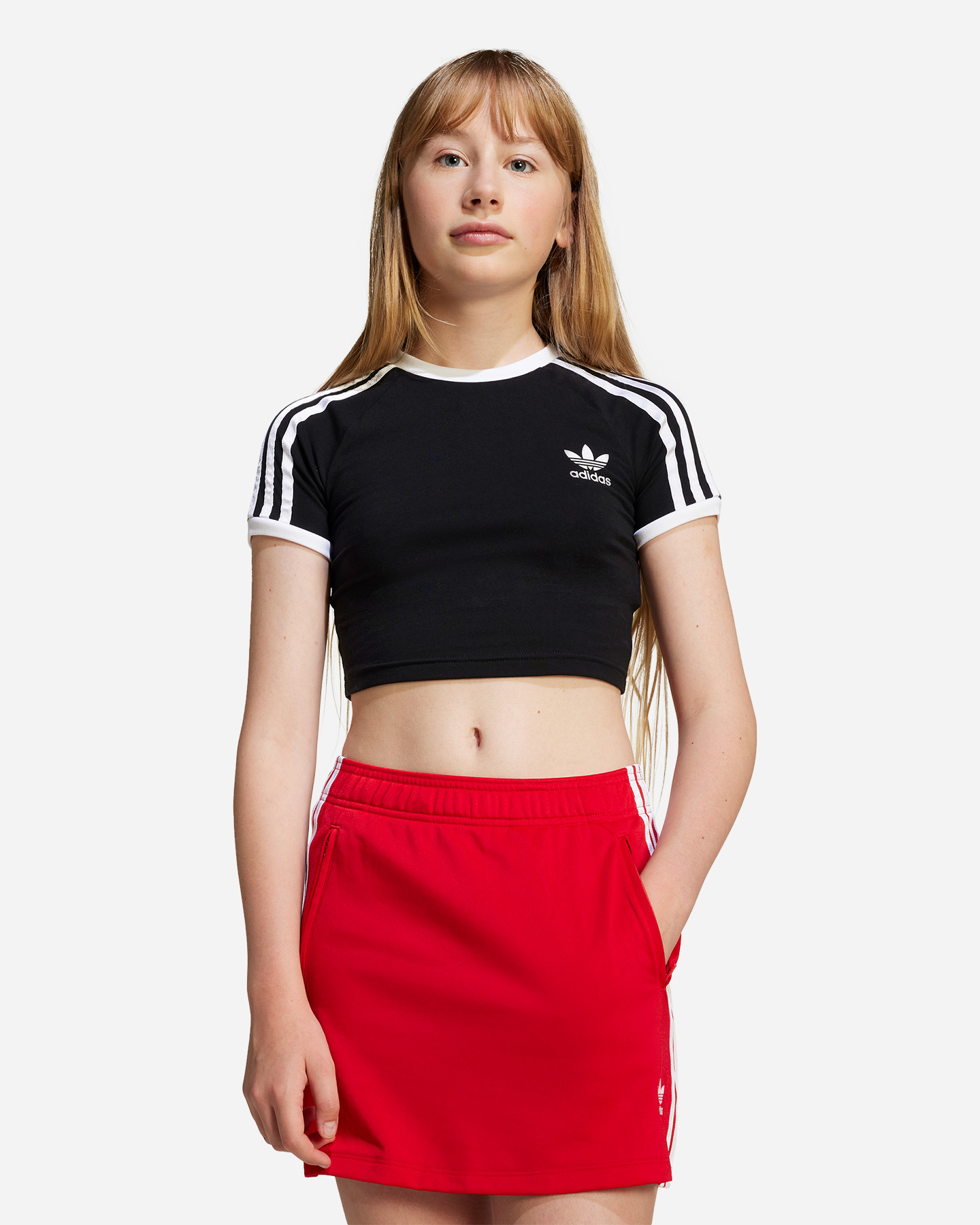 T-shirt ADIDAS CROP JR - Nero - 0 | Cisalfa Sport