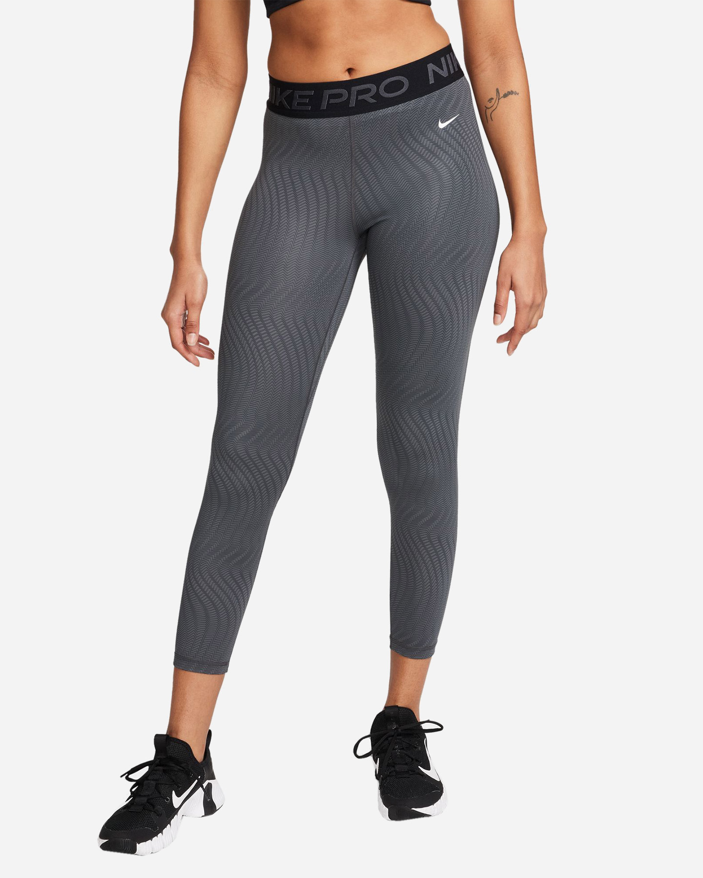 Leggings NIKE PRO ALL OVER PRINTED W - Grigio - 0 | Cisalfa Sport