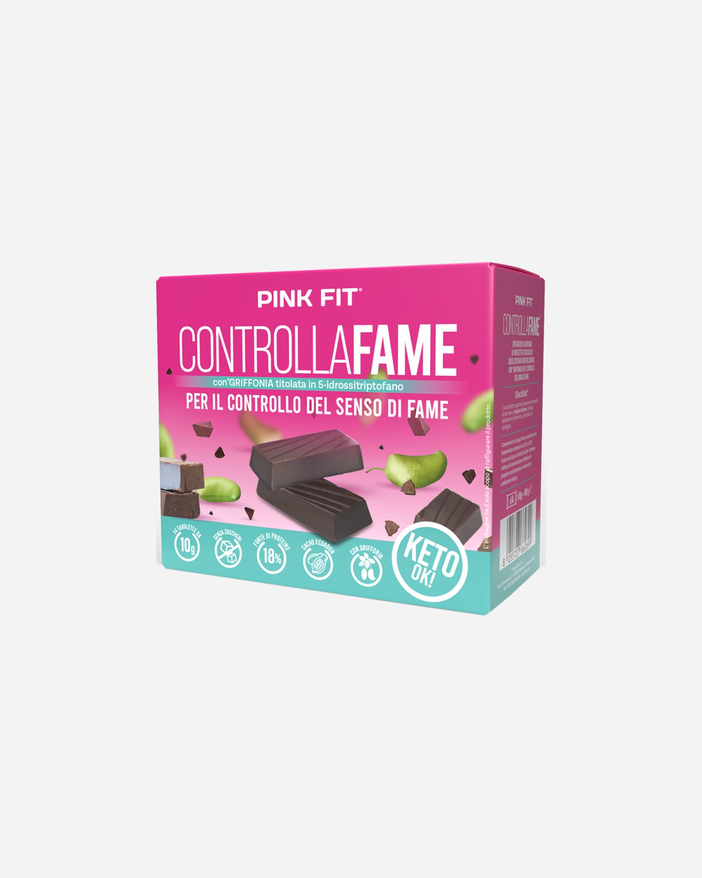 Barretta energetica PROACTION CONTROLLAFAME PINK FIT 140 G  - Rosa - 0 | Cisalfa Sport