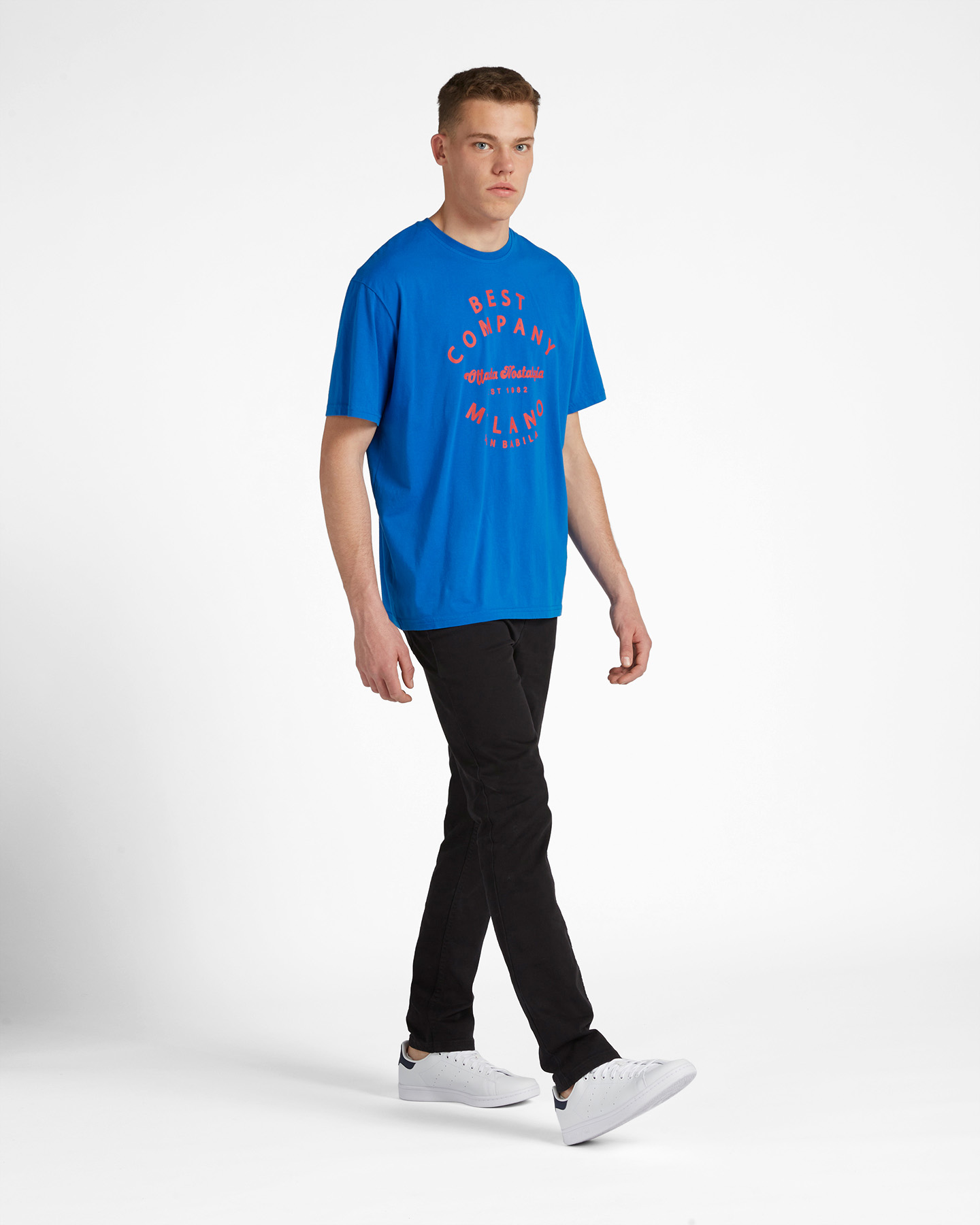 T-shirt BEST COMPANY OTTANTA NOSTALGIA M - Blu - 3 | Cisalfa Sport