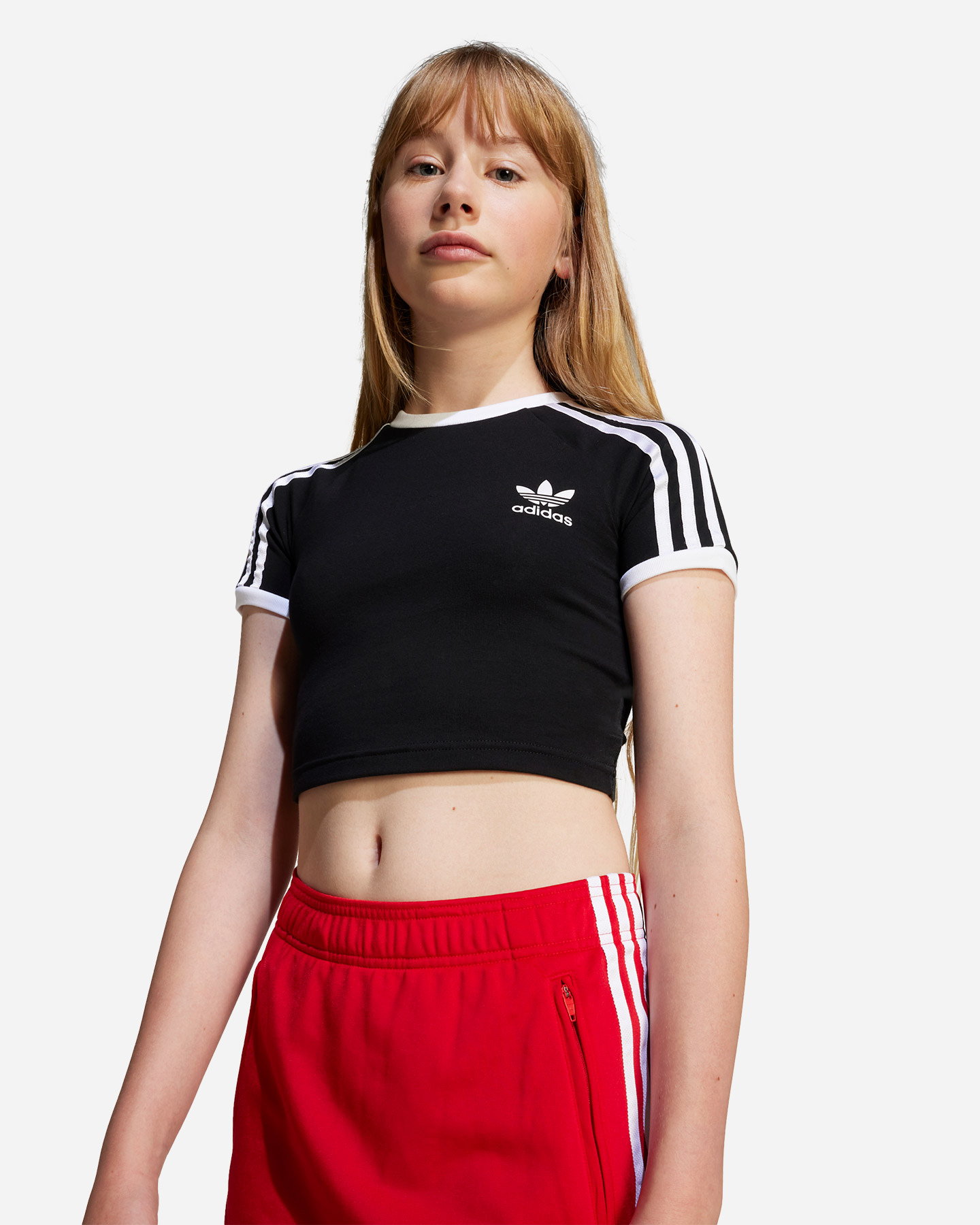 T-shirt ADIDAS CROP JR - Nero - 2 | Cisalfa Sport