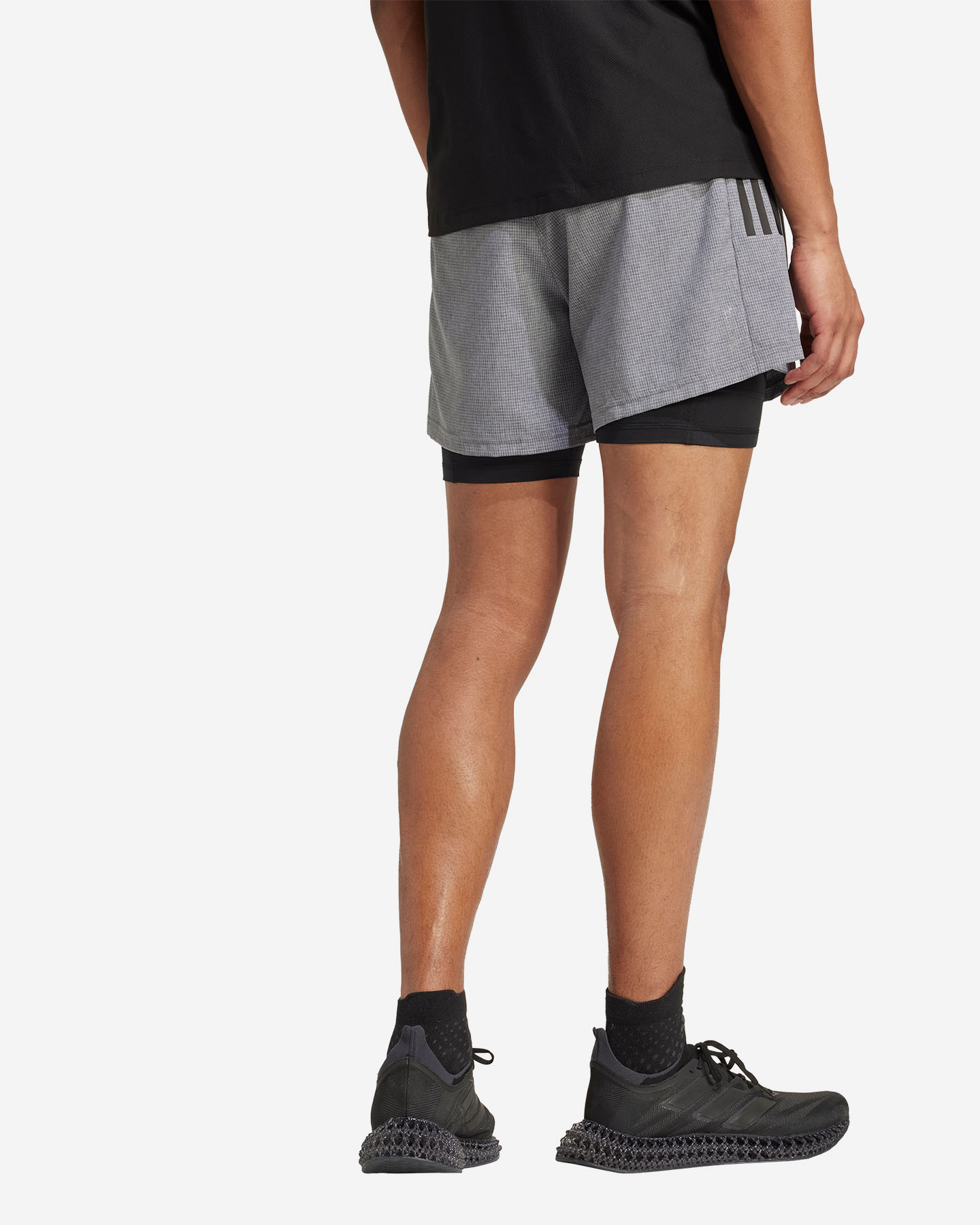 Short running ADIDAS OTR B 2IN1 M - Grigio - 2 | Cisalfa Sport