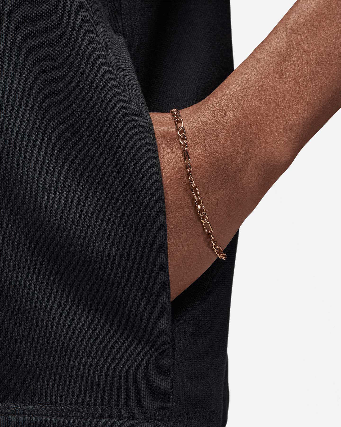 Felpa NIKE FLC JORDAN SLEEVELESS HOODIE M - Nero - 5 | Cisalfa Sport