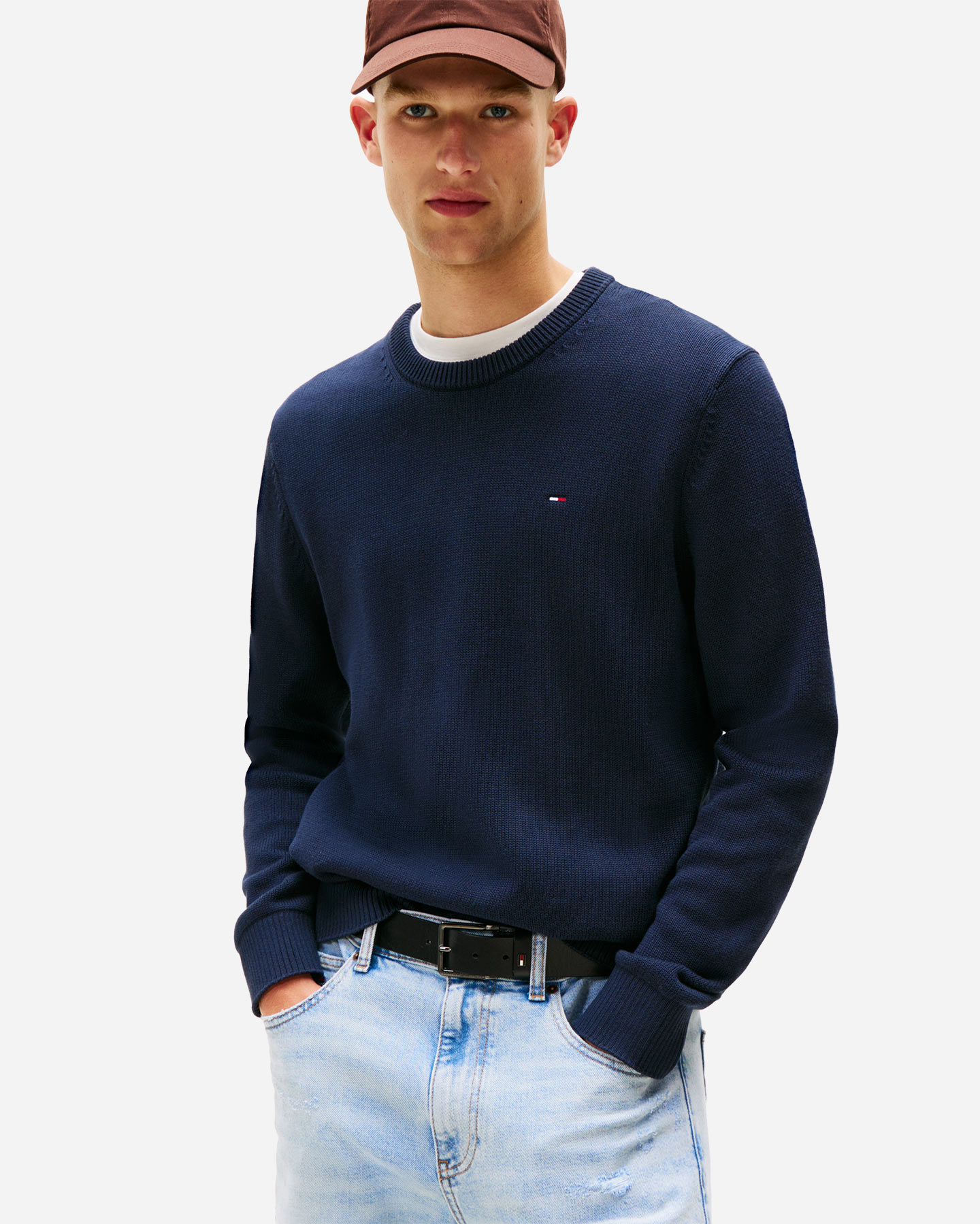 Maglione TOMMY HILFIGER ESSENTIAL M - Blu - 1 | Cisalfa Sport